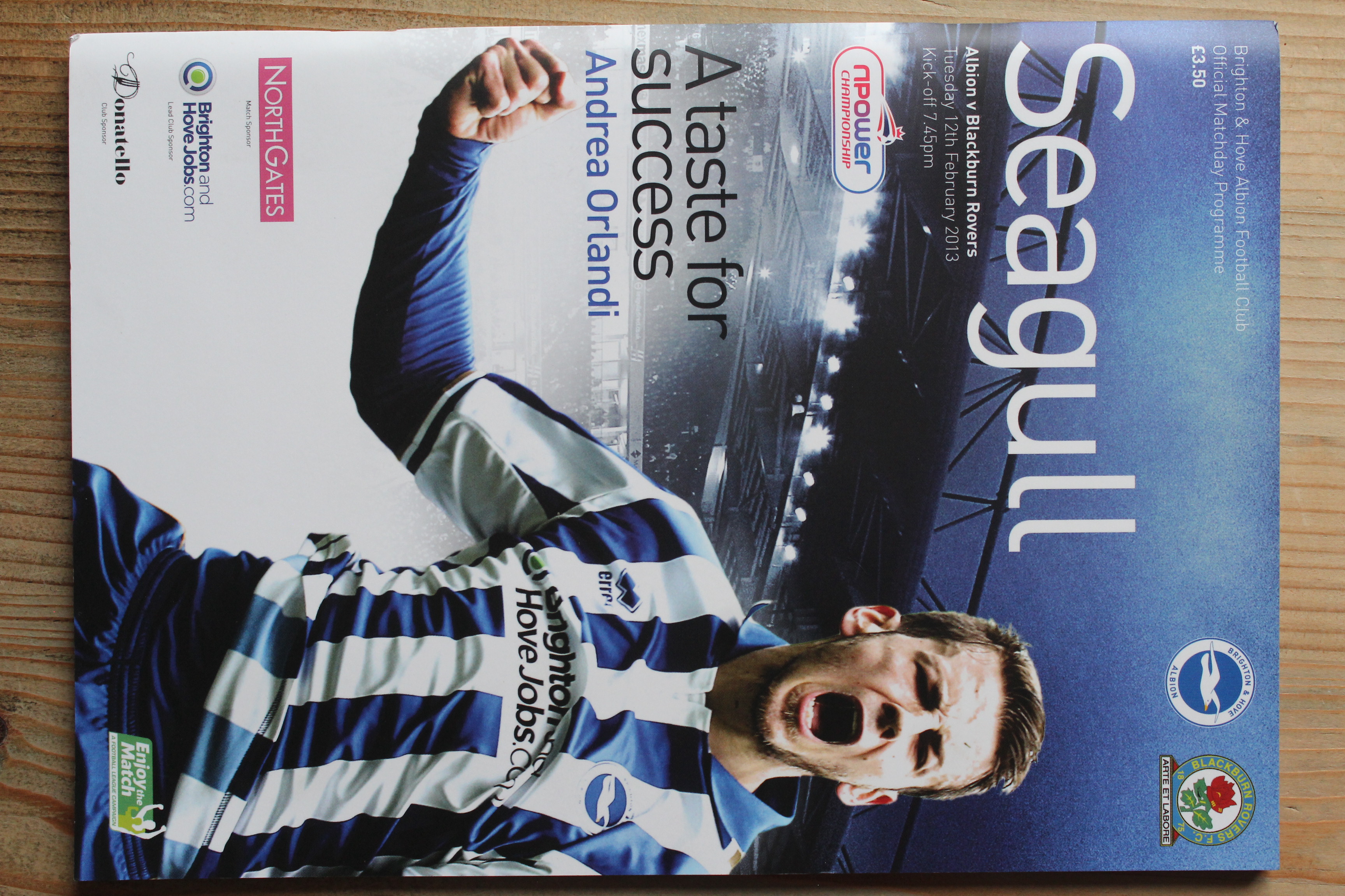 Brighton & Hove Albion FC v Blackburn Rovers FC