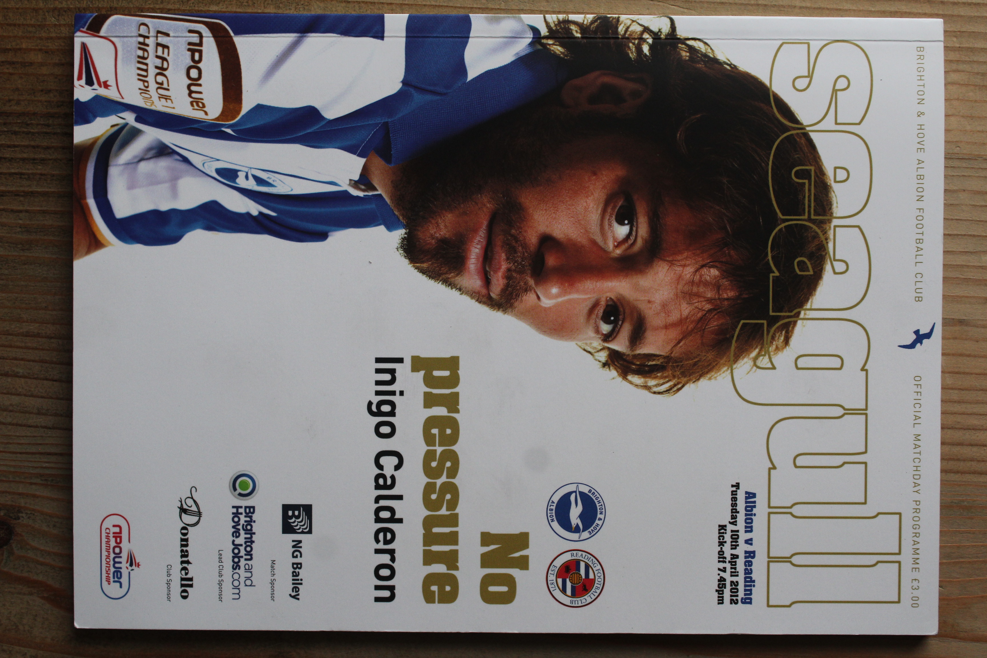 Brighton & Hove Albion FC v Reading FC