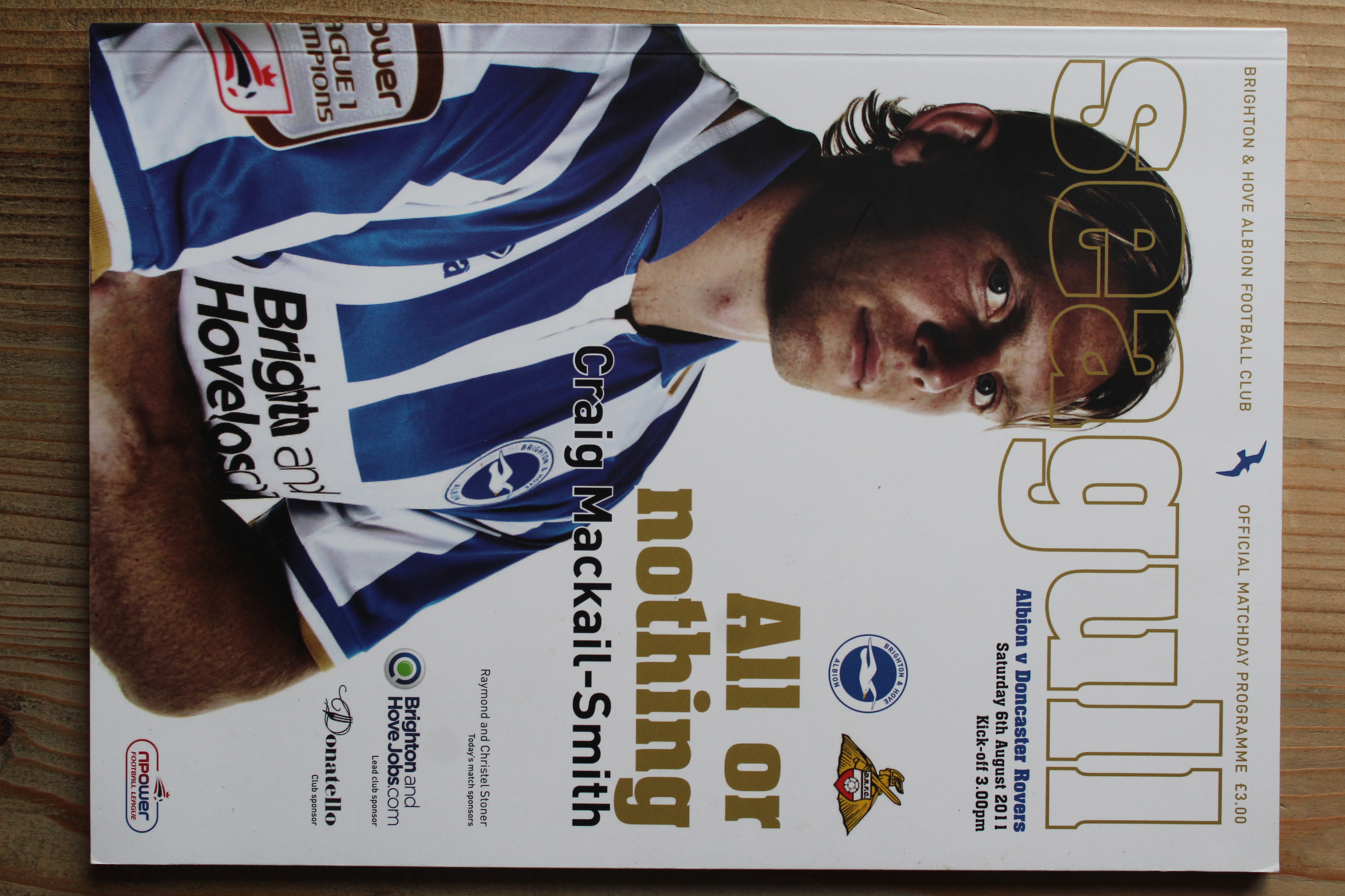 Brighton & Hove Albion FC v Doncaster Rovers FC