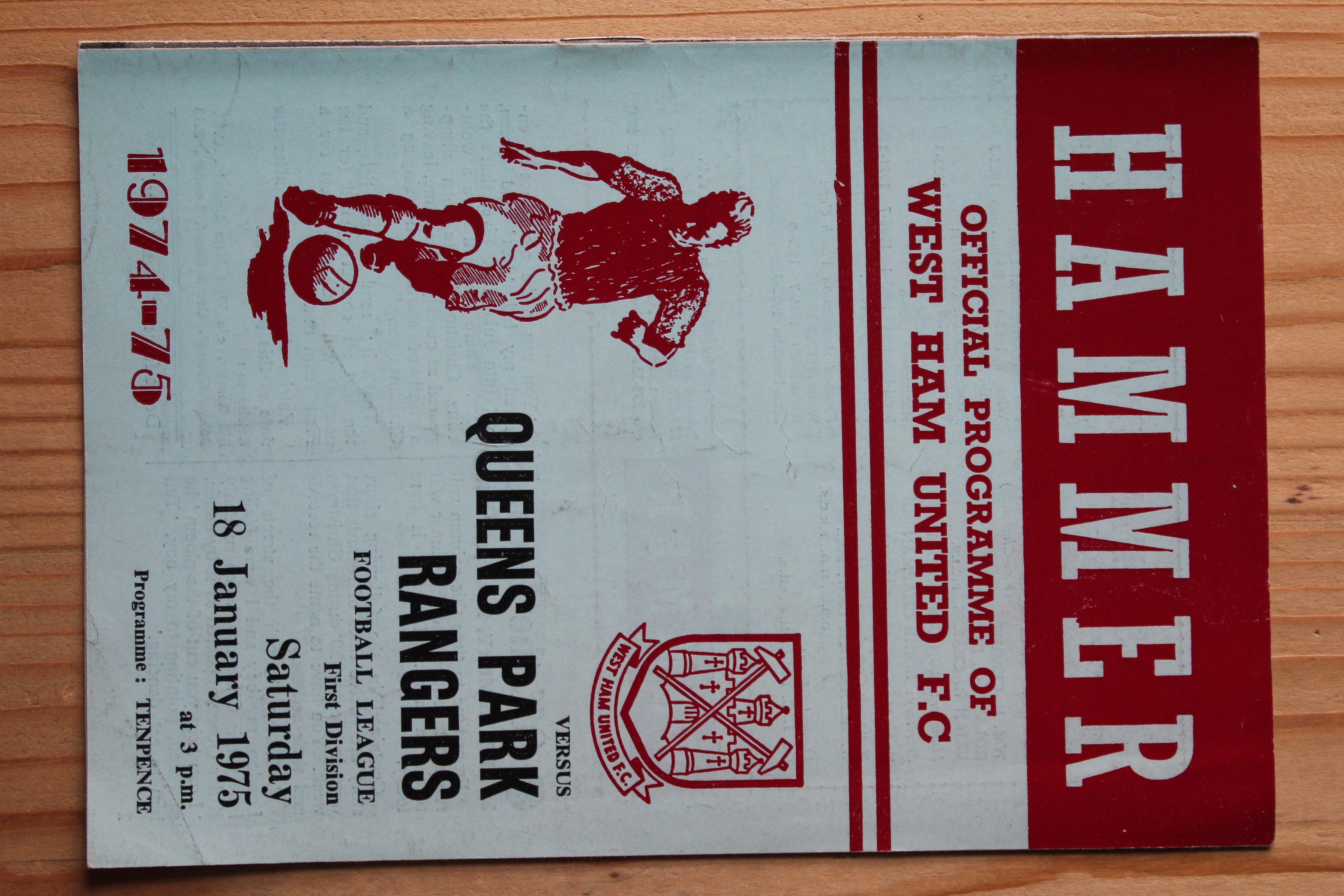 West Ham United FC v Queens Park Rangers FC