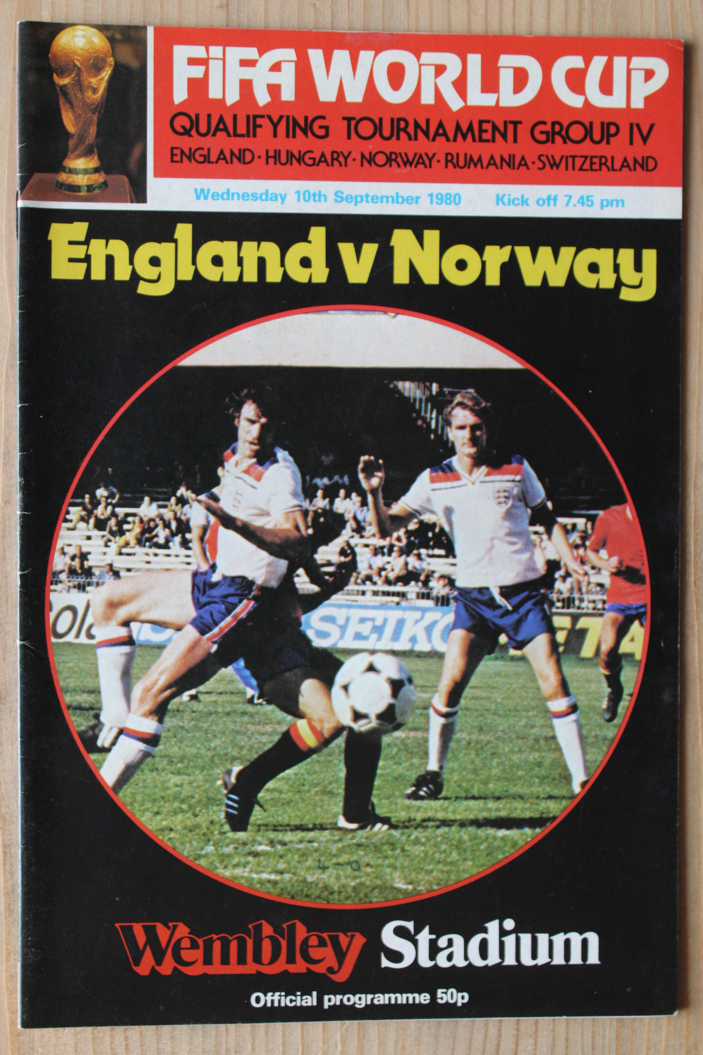 England v Norway