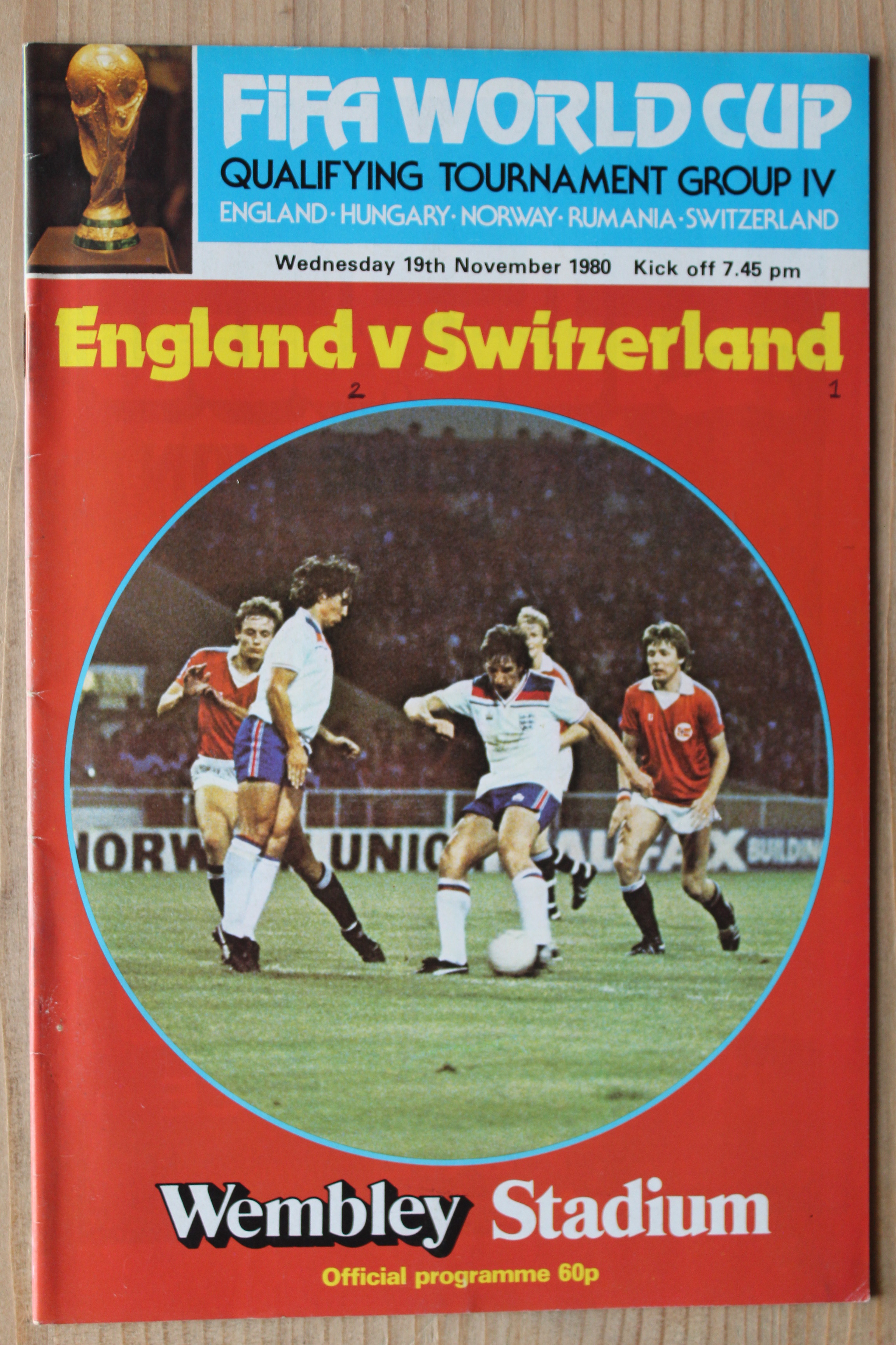 England v Switzerland