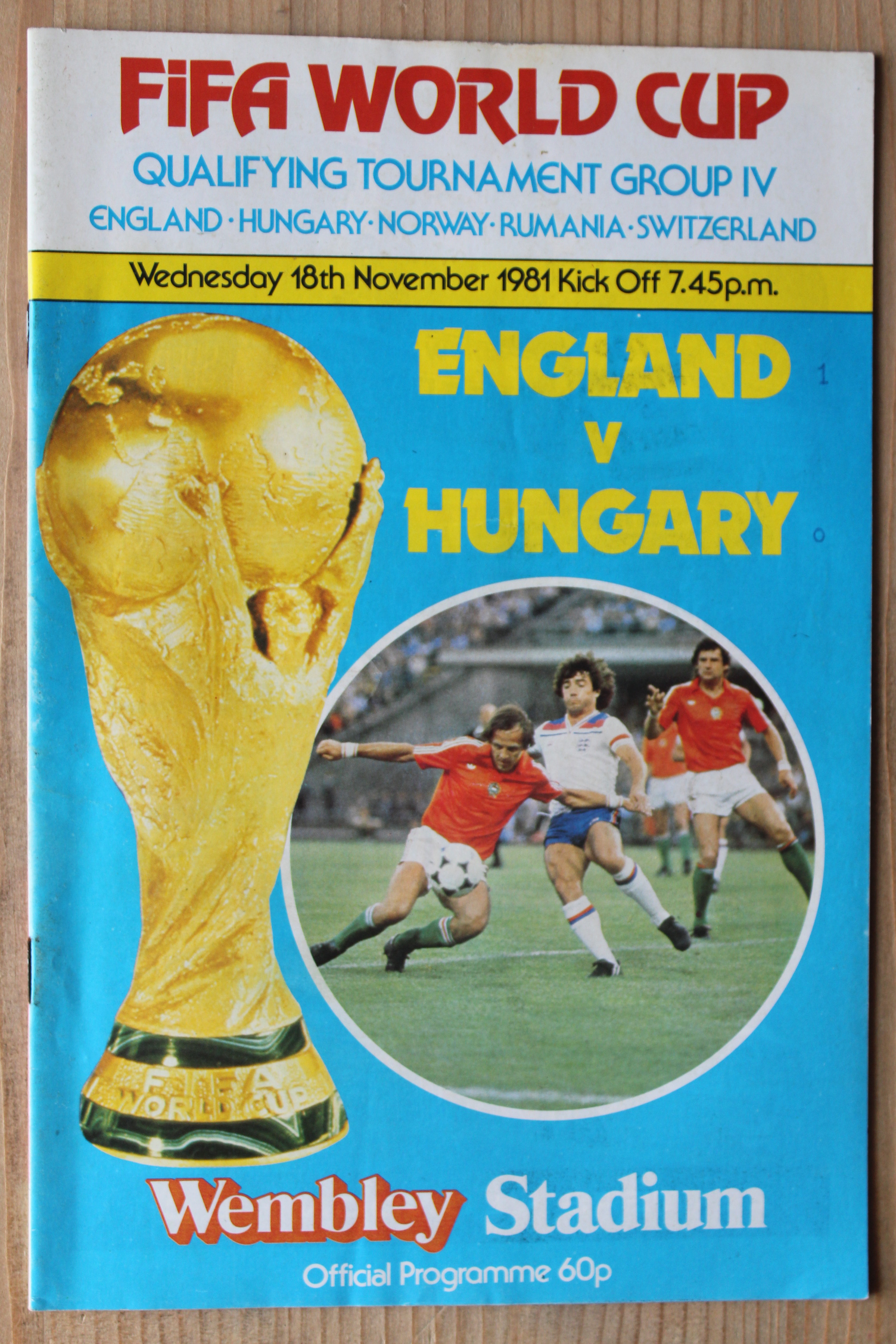 England v Hungary