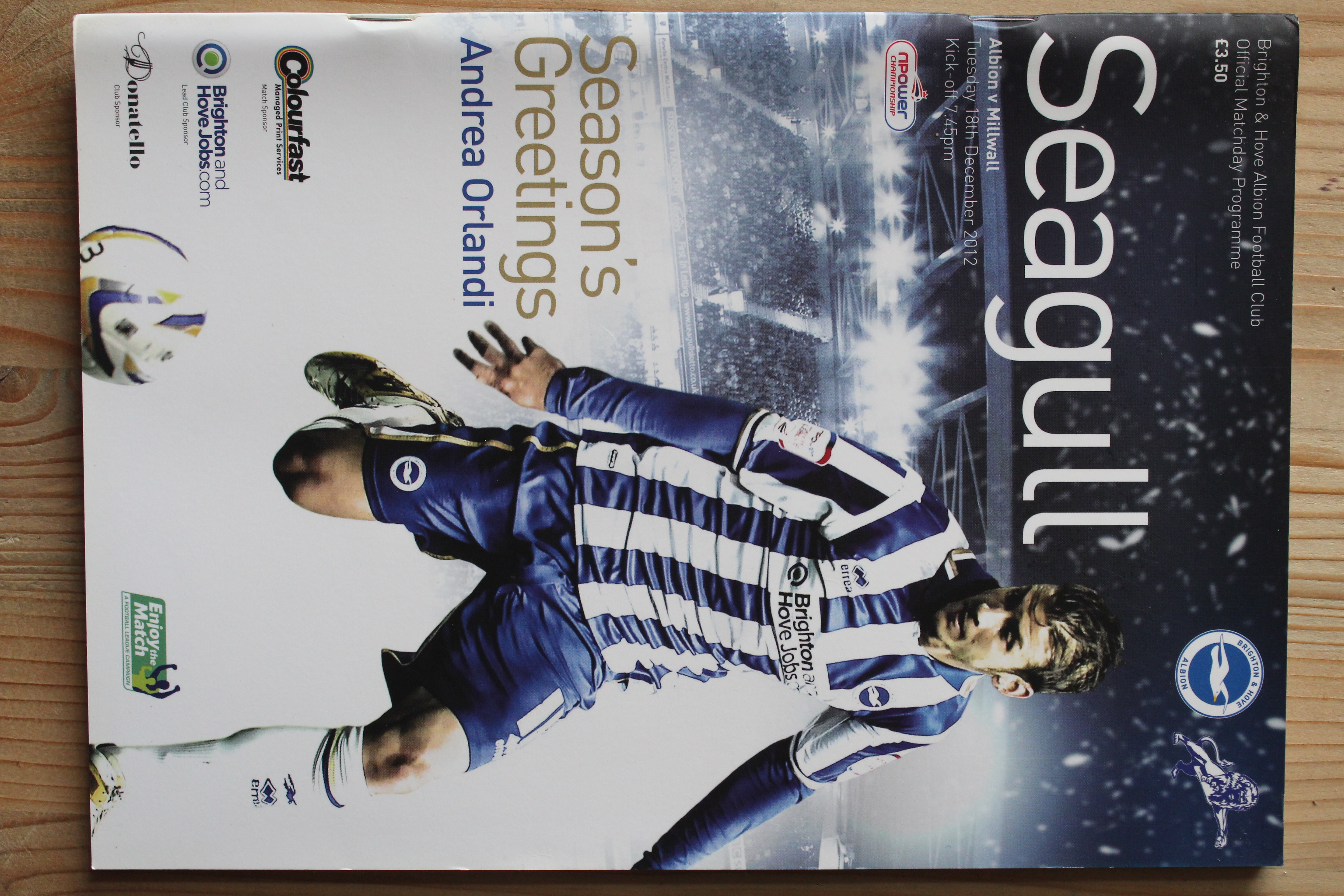 Brighton & Hove Albion FC v Millwall FC
