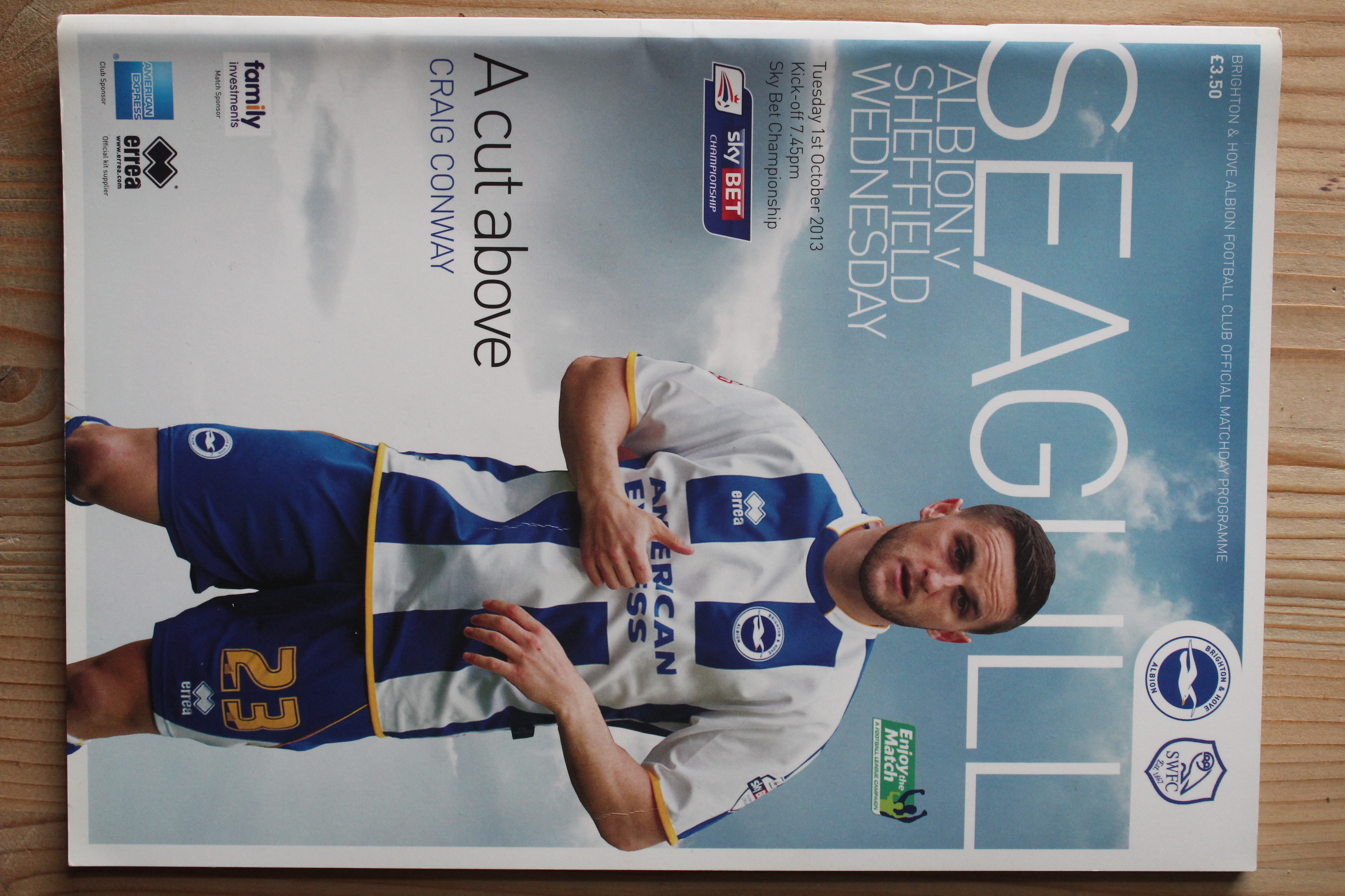 Brighton & Hove Albion FC v Sheffield Wednesday FC 