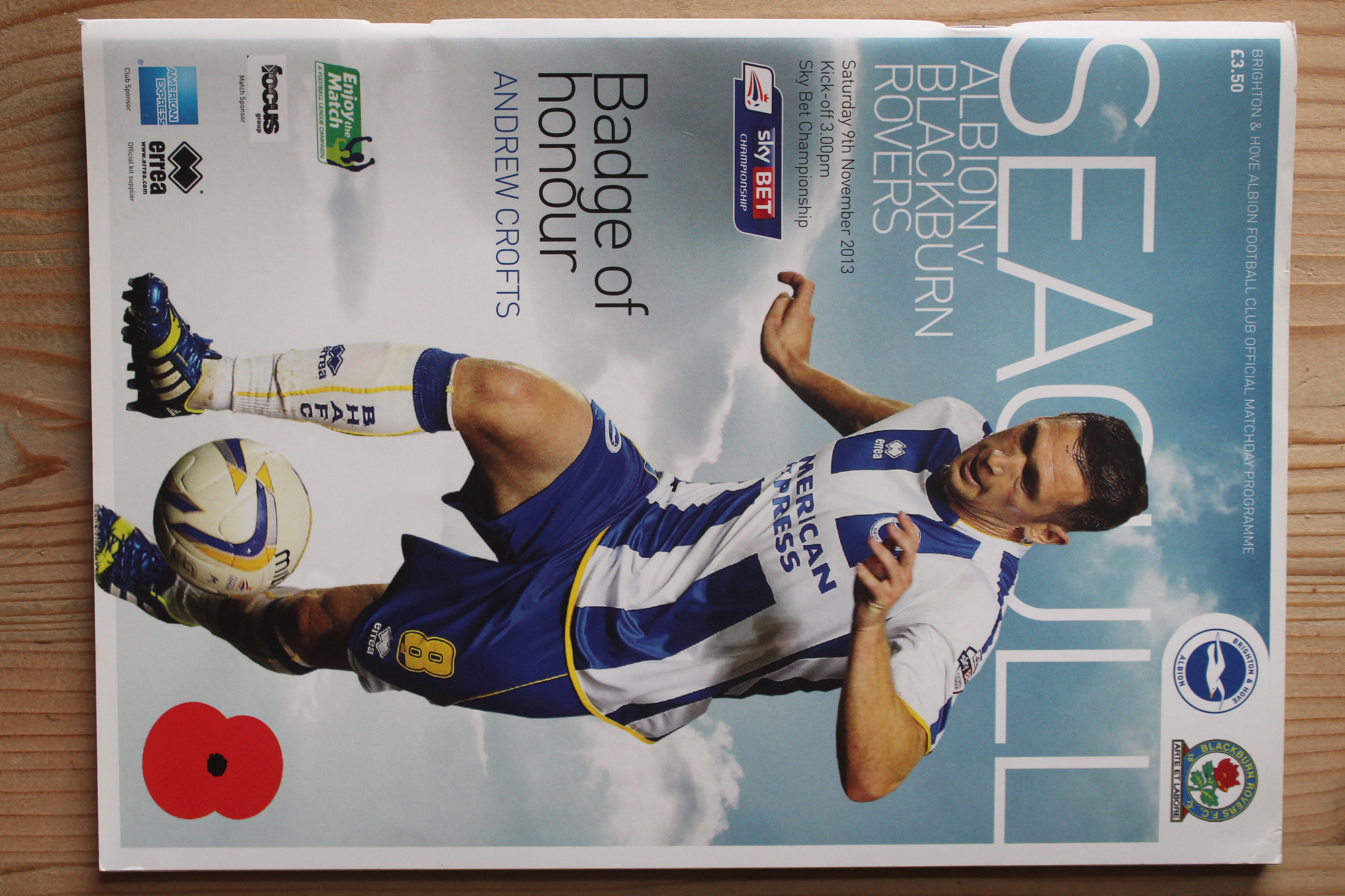 Brighton & Hove Albion FC v Blackburn Rovers FC