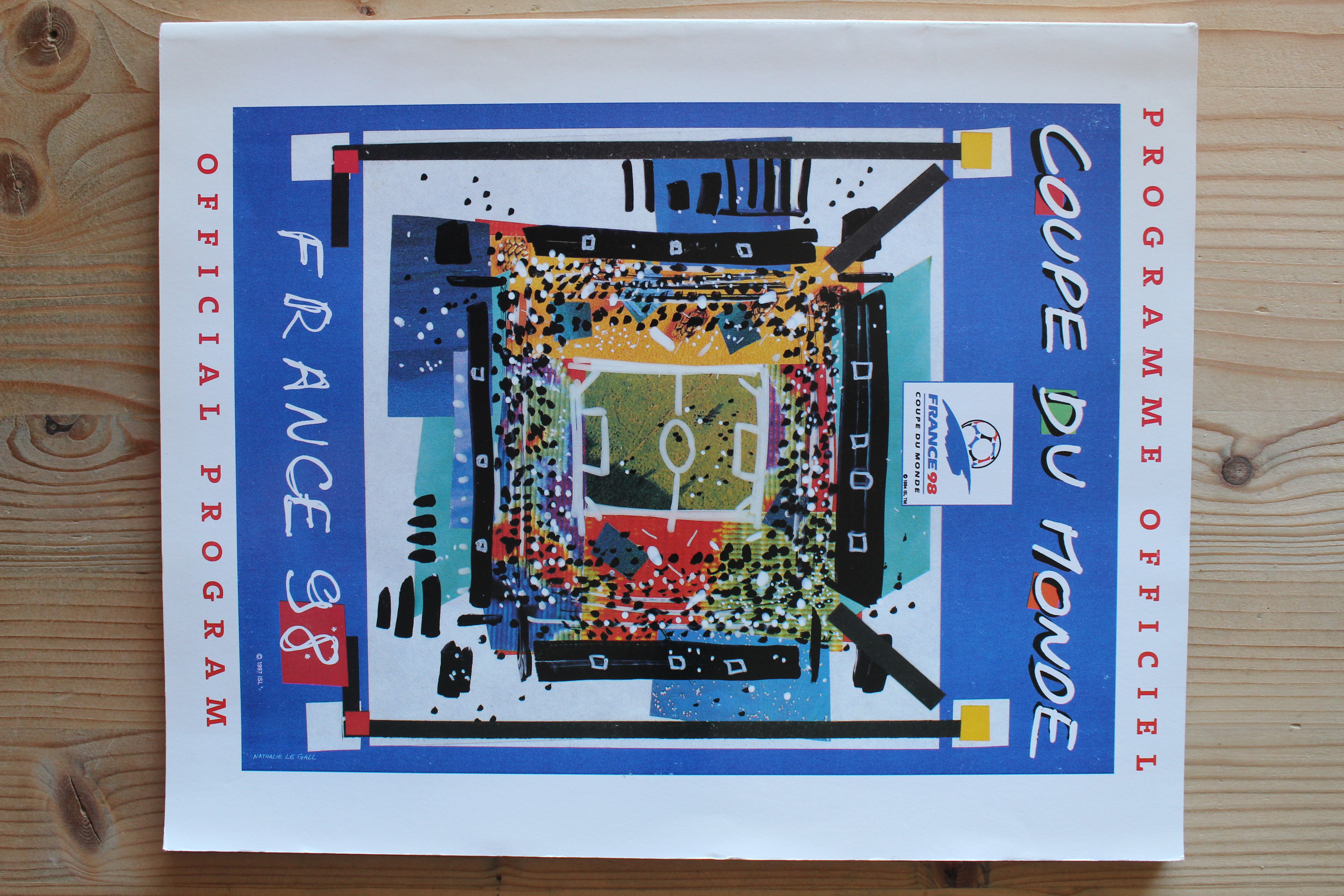 1998 World Cup Tournament Programme v 1998 World Cup Tournament Programme