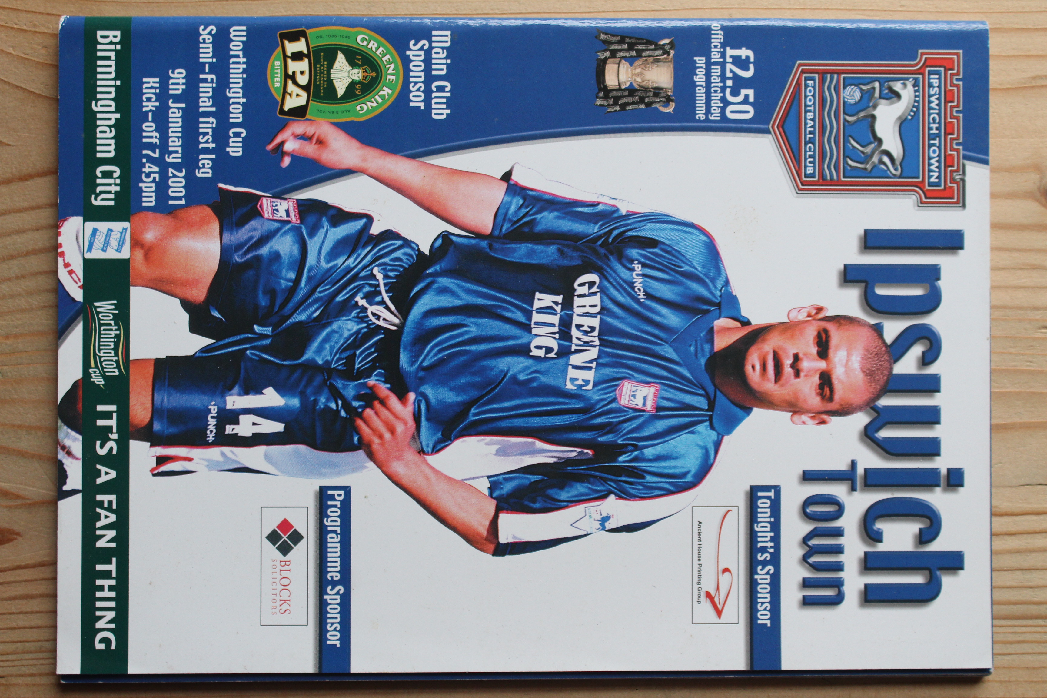 Ipswich Town FC v Birmingham City FC