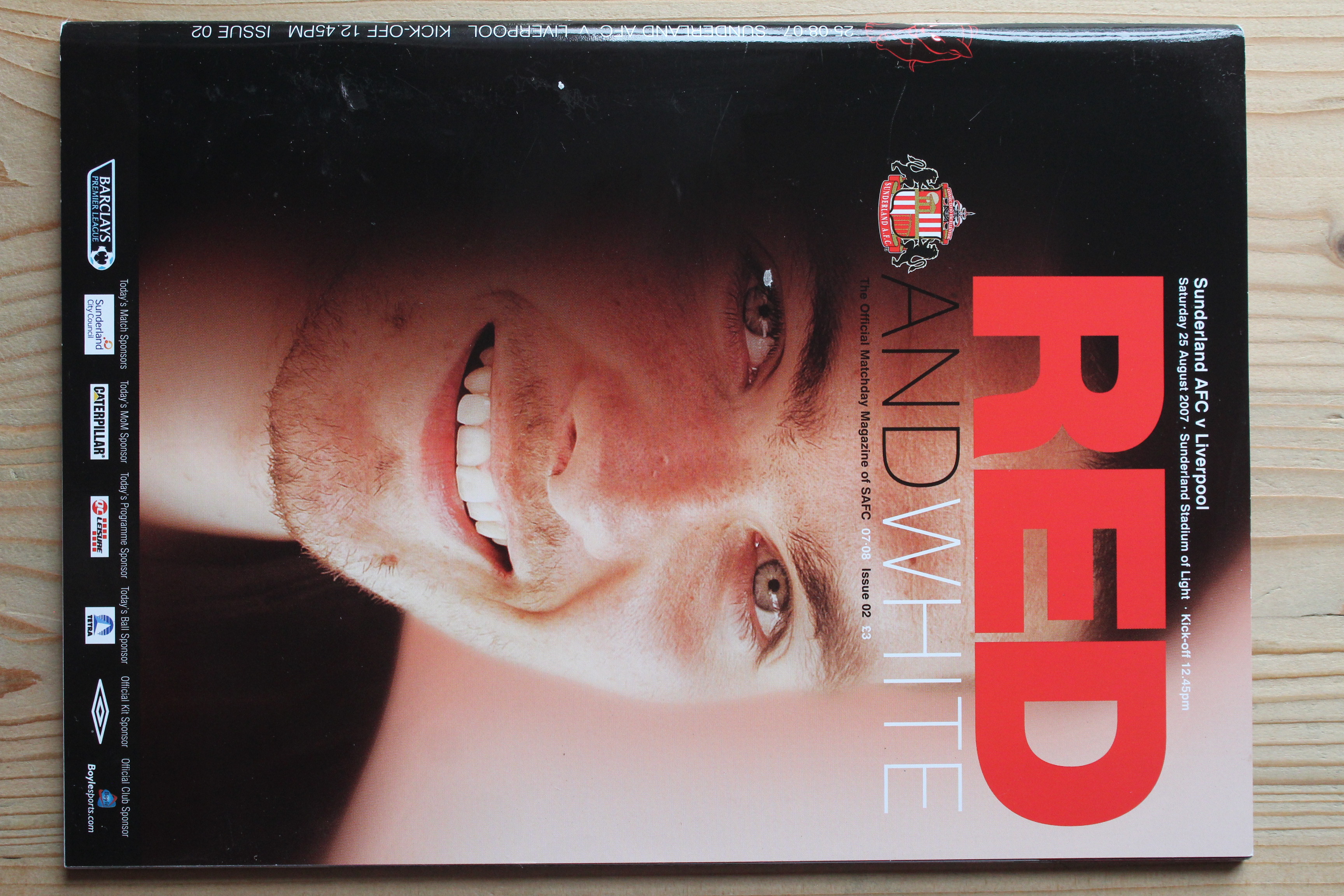 Sunderland FC v Liverpool FC