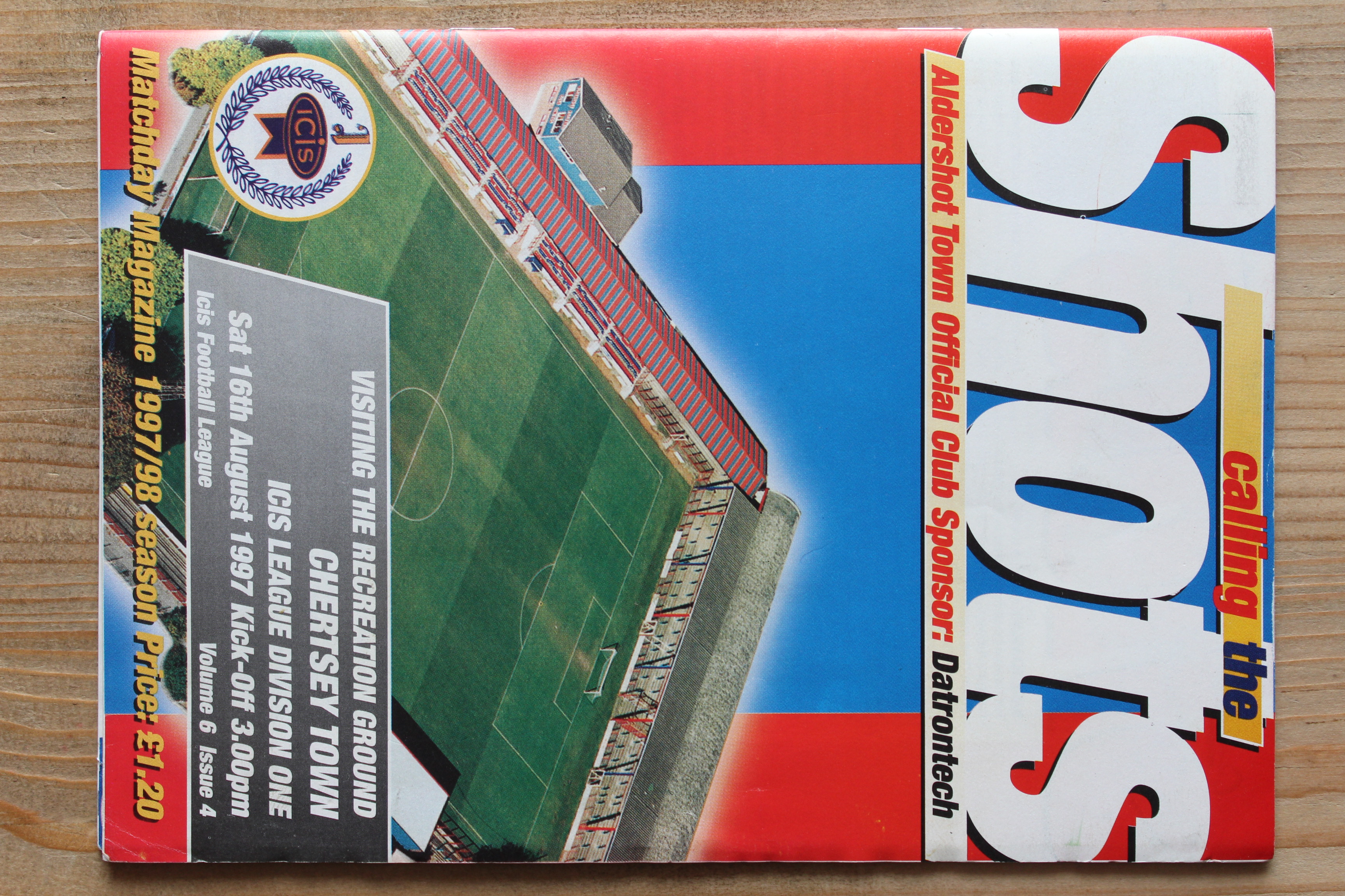 Aldershot Town F.C v Chertsey Town F.C.