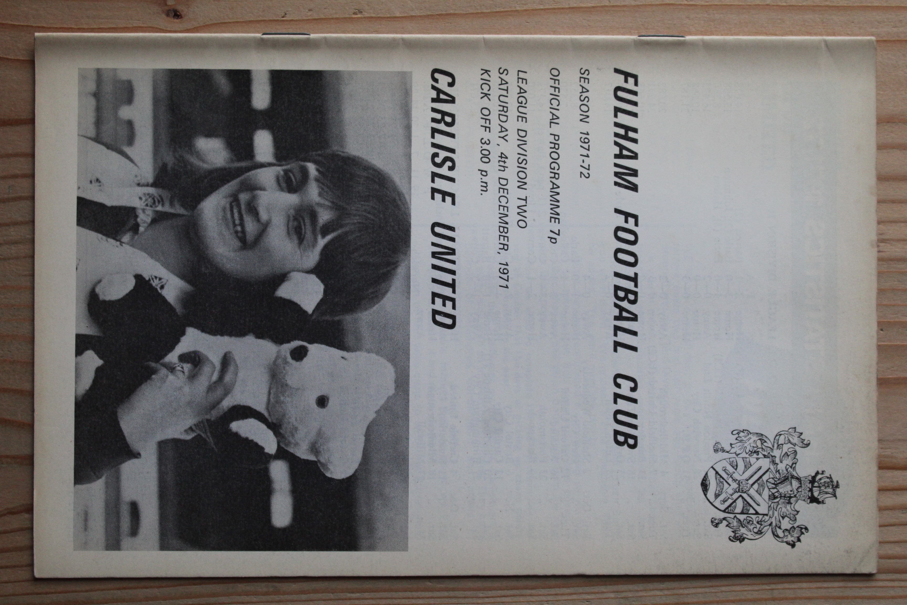 Fulham FC v Carlisle United FC