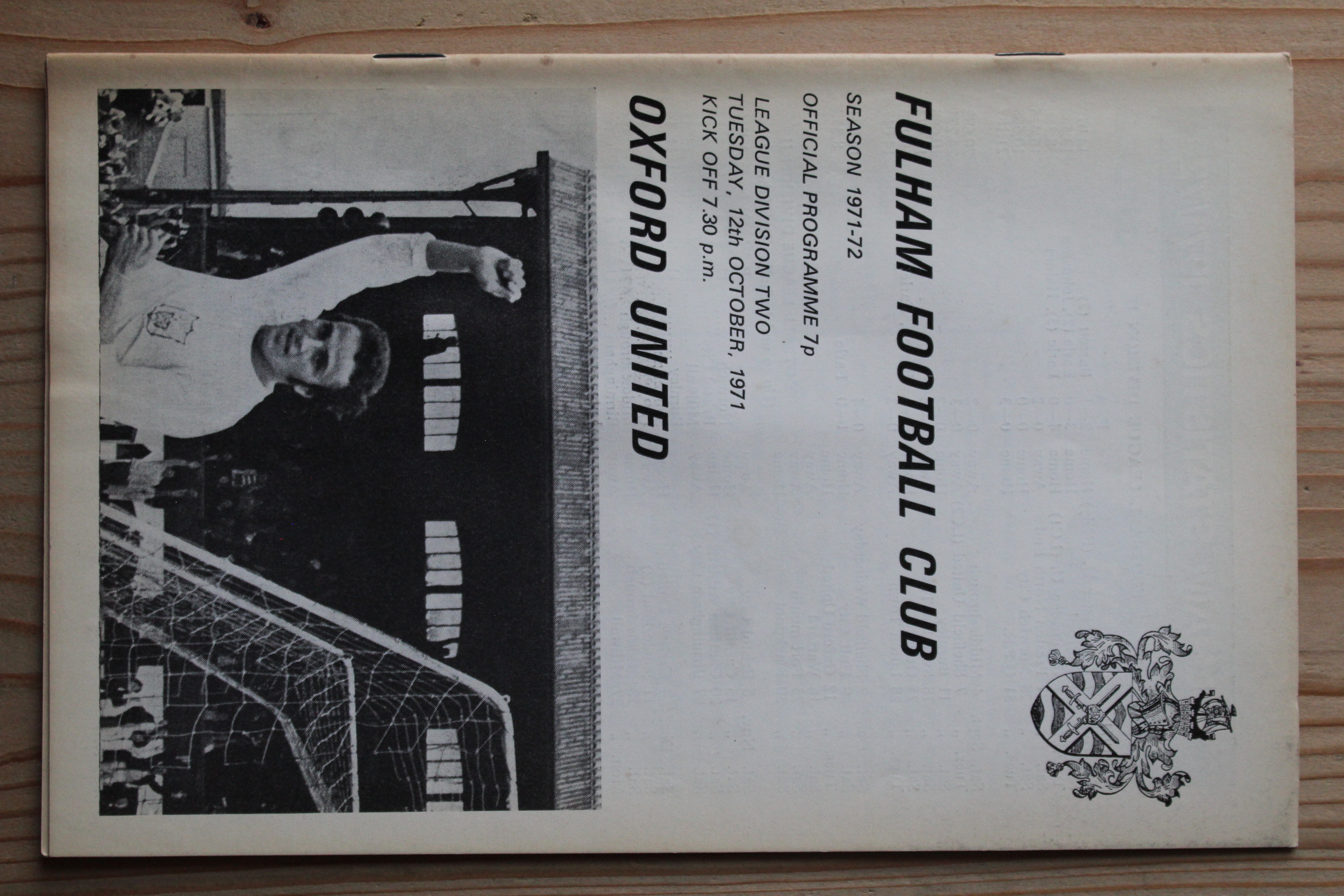 Fulham FC v Oxford United FC