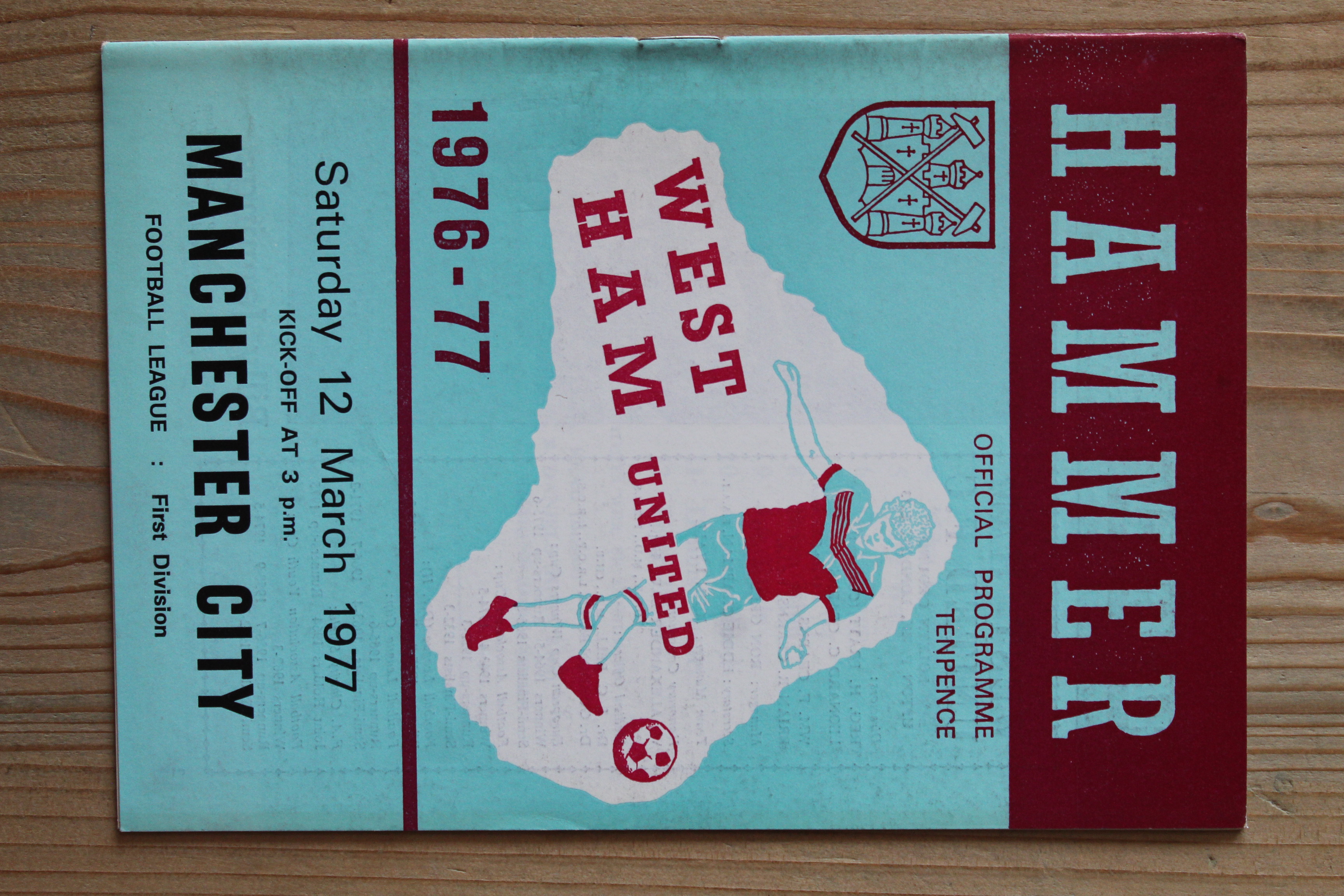 West Ham United FC v Manchester City FC