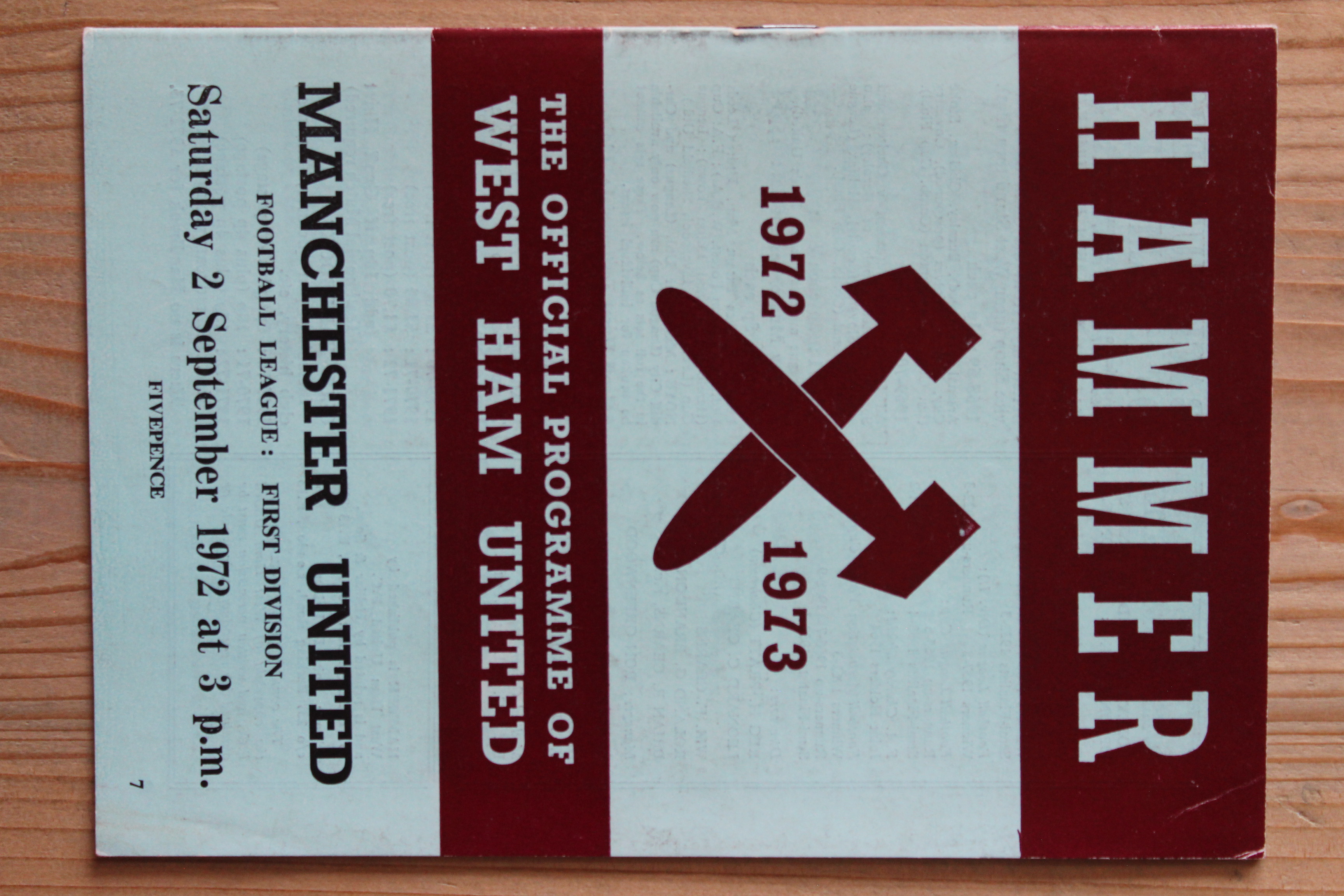 West Ham United FC v Manchester United FC