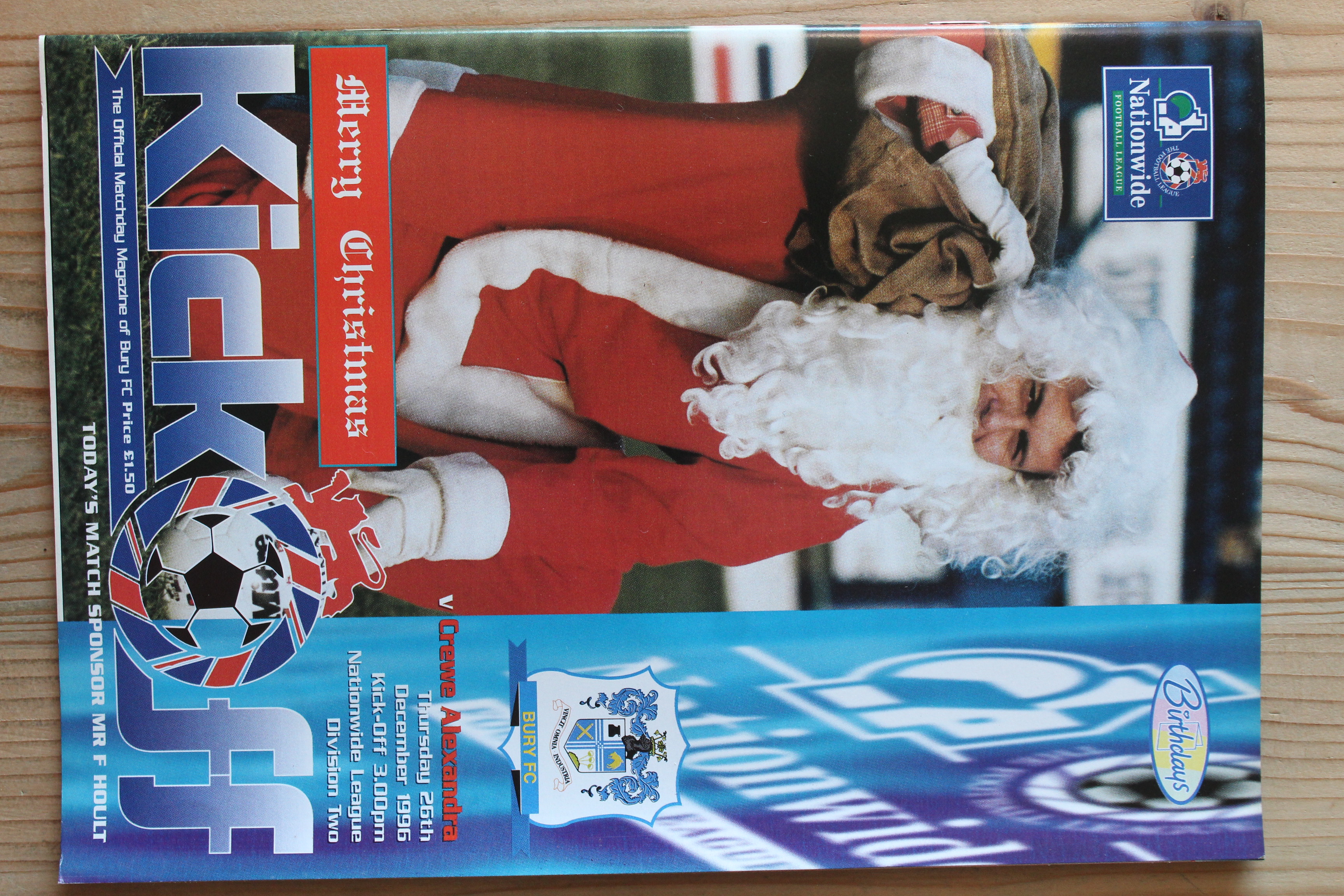 Bury FC v Crewe Alexandra FC