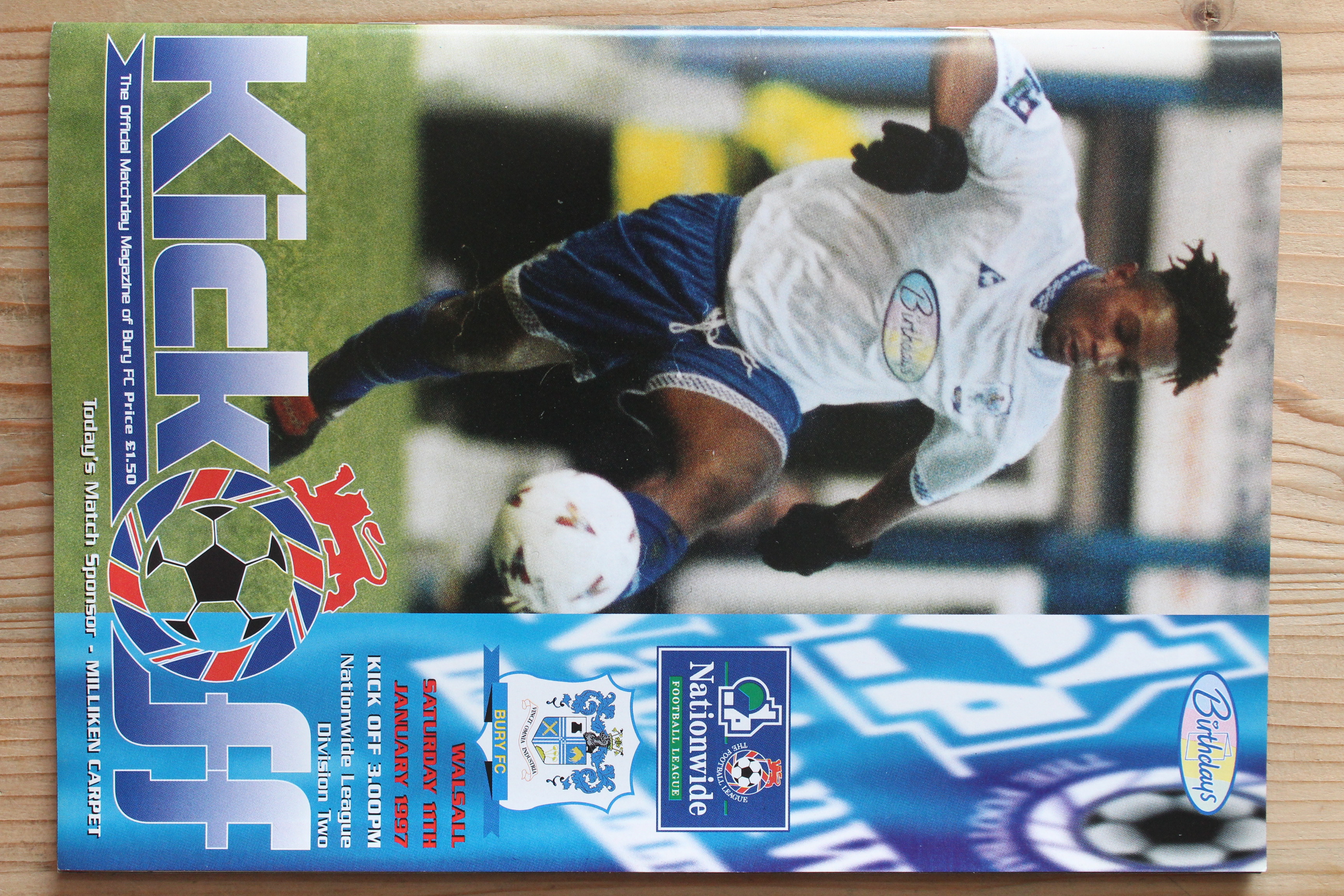 Bury FC v Walsall FC