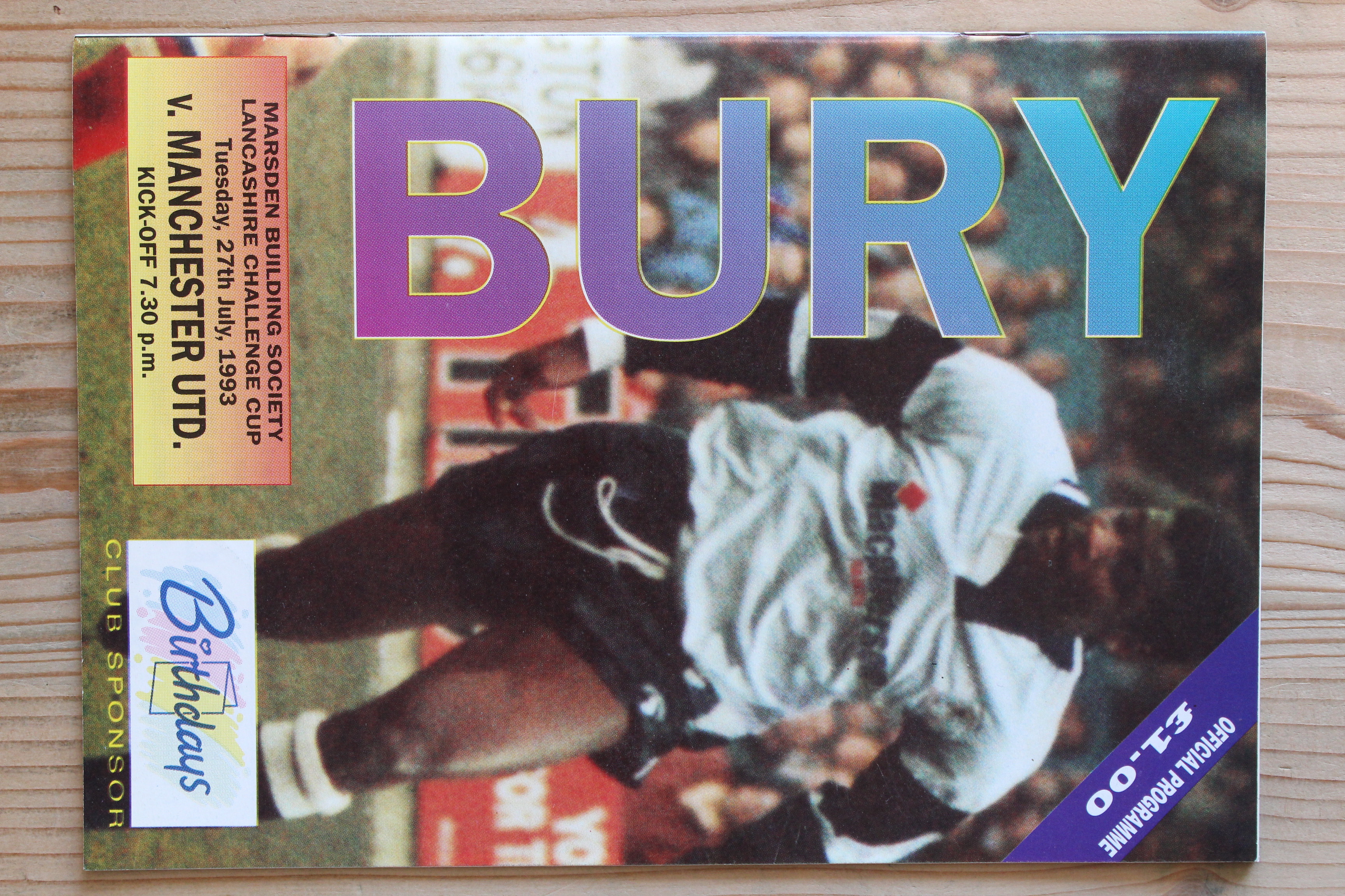 Bury FC v Manchester United FC