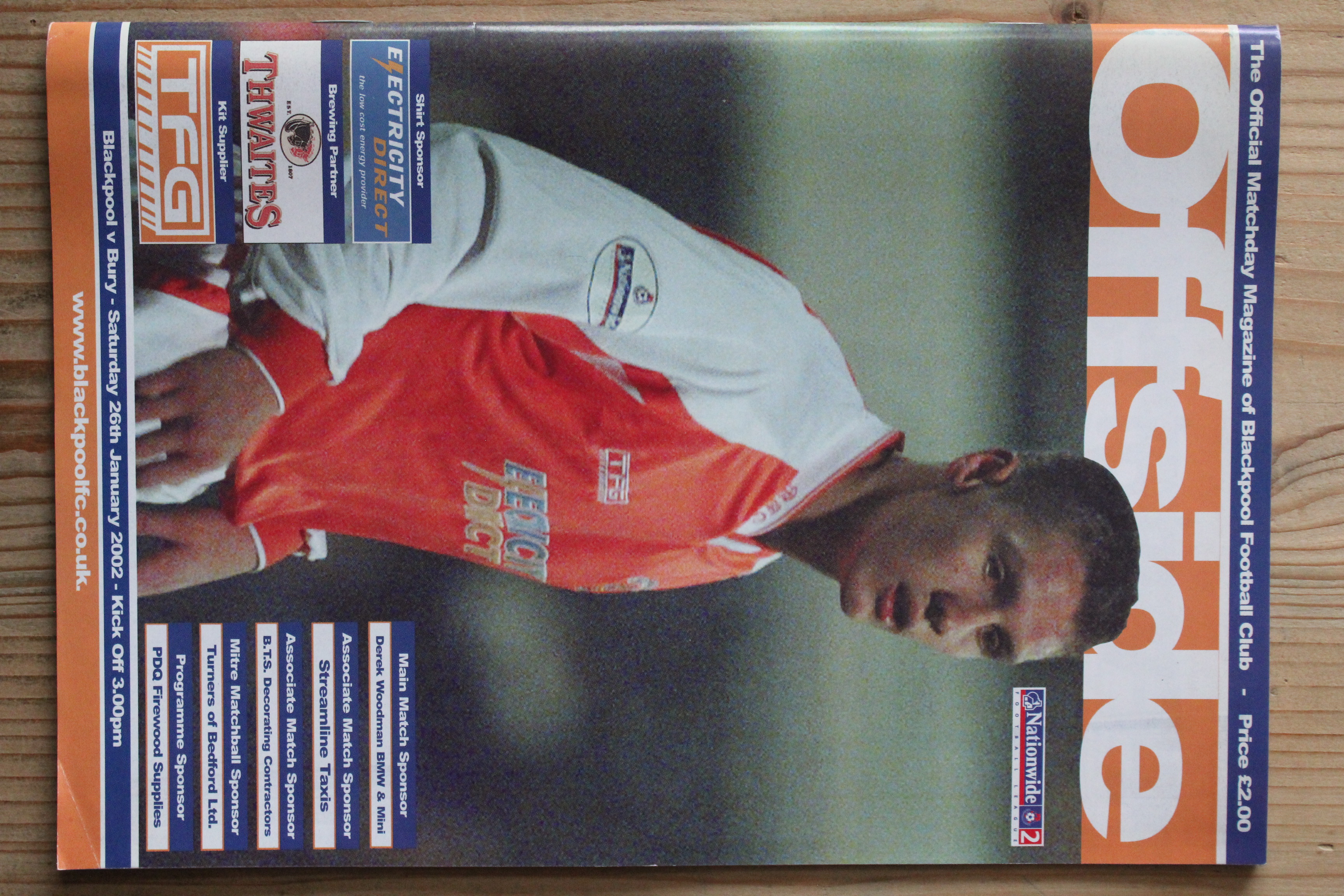 Blackpool FC v Bury FC