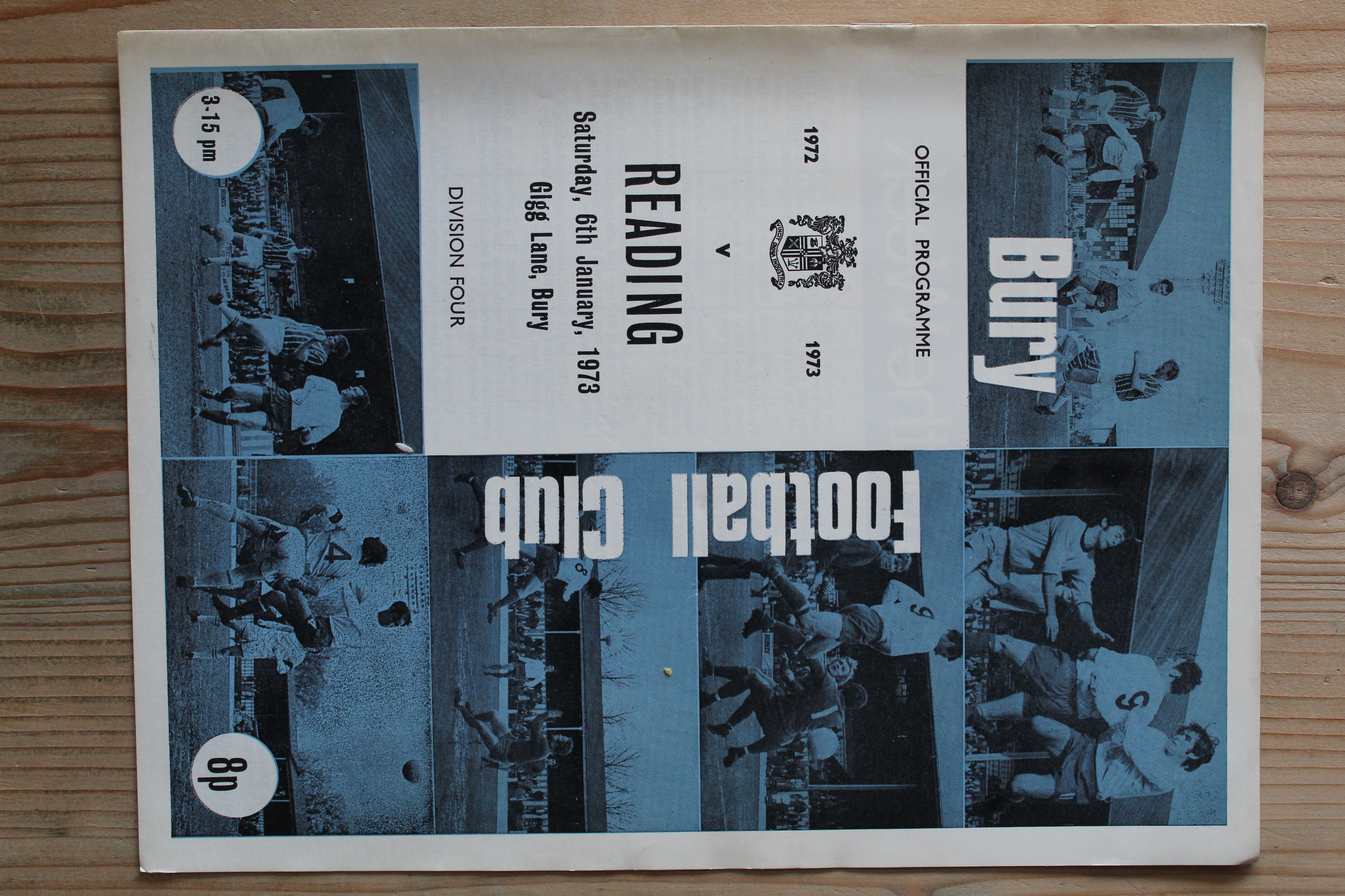 Bury FC v Reading FC