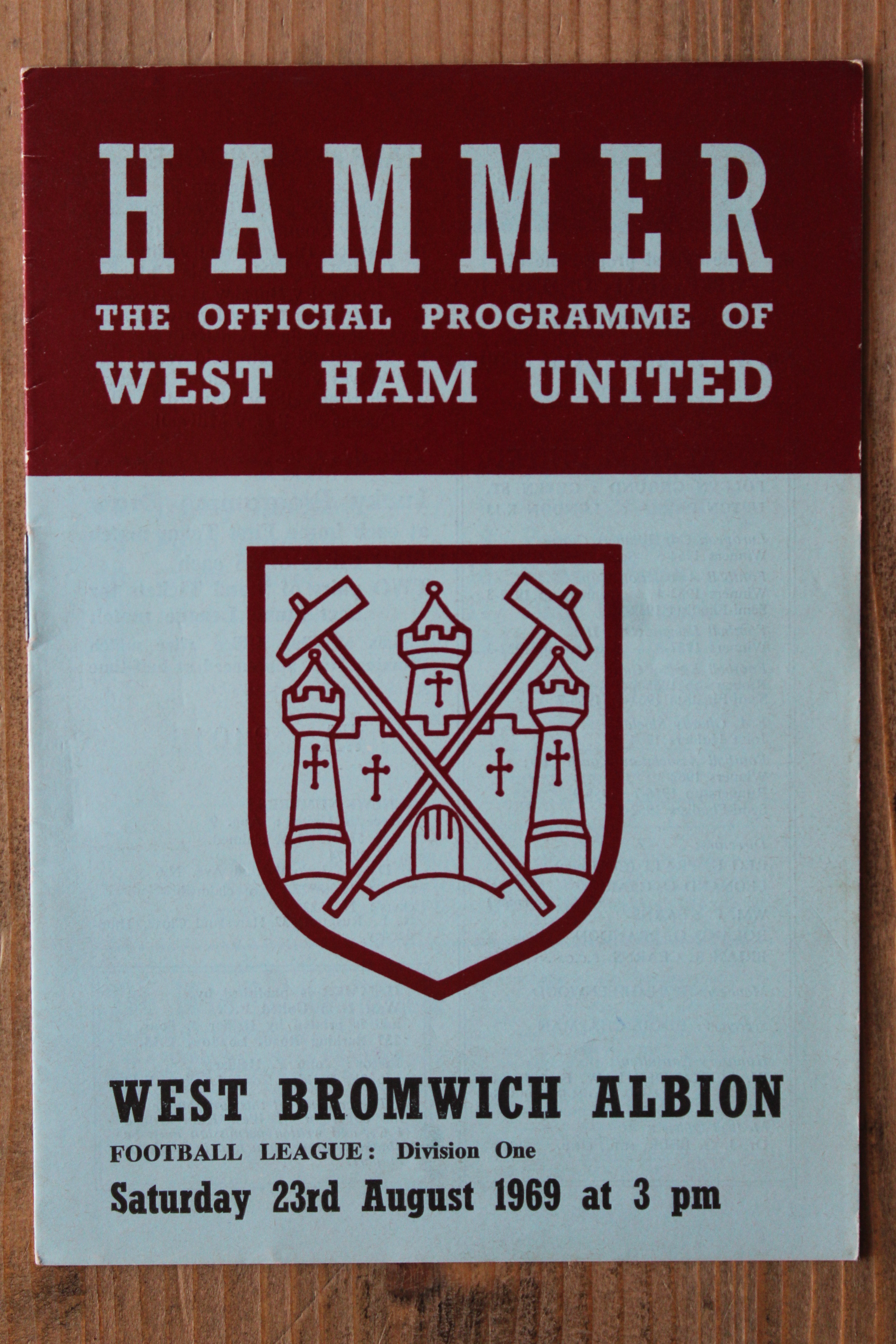 West Ham United FC v West Bromwich Albion FC 
