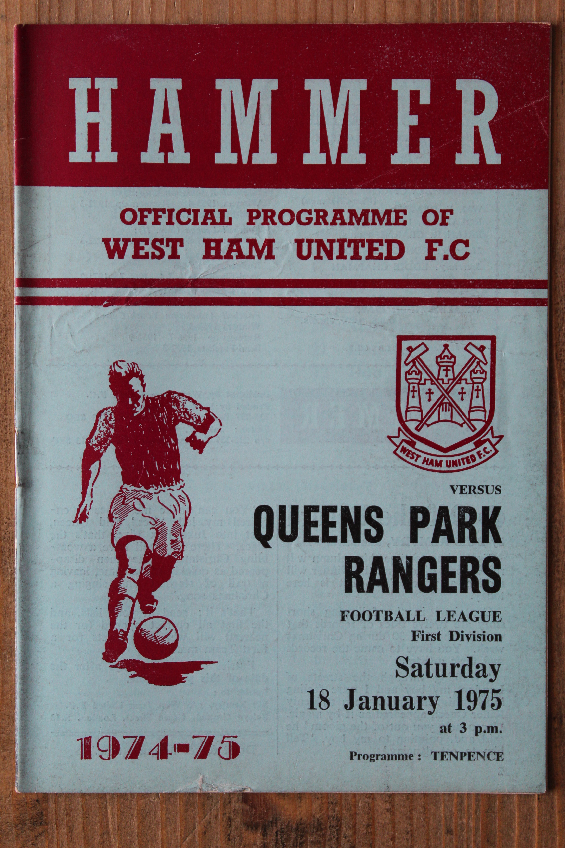 West Ham United FC v Queens Park Rangers FC