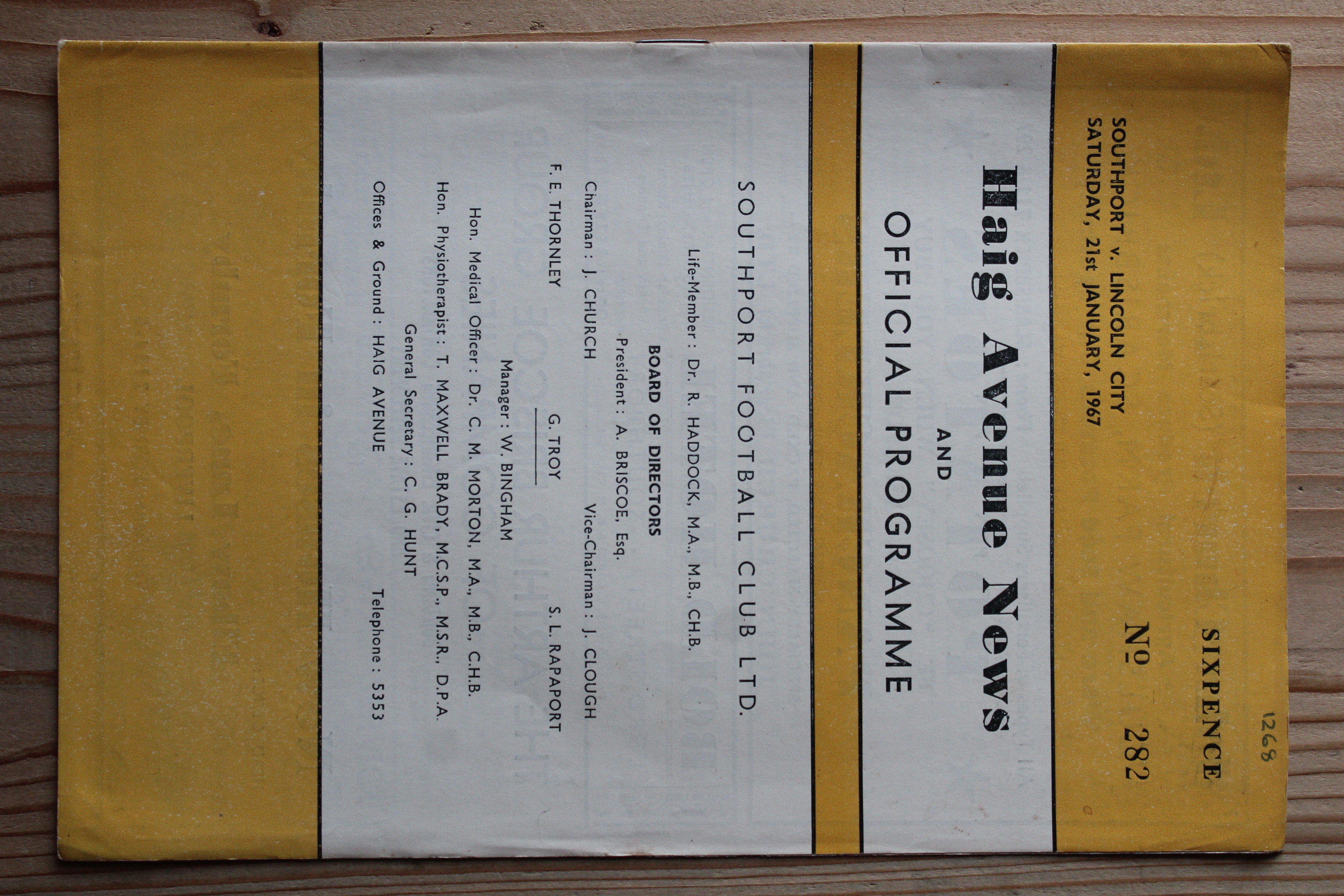 Southport v Lincoln City FC