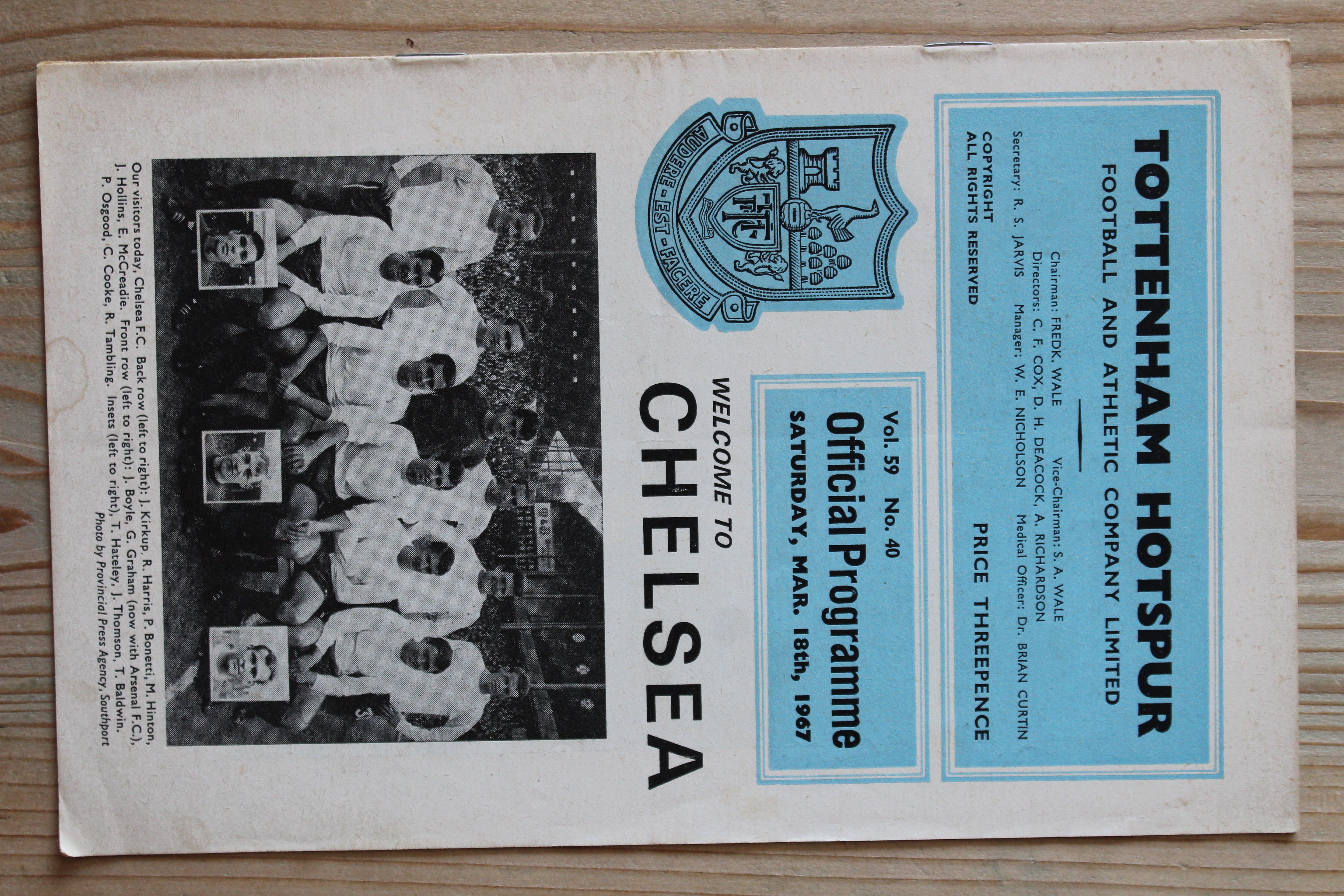 Tottenham Hotspur FC v Chelsea FC