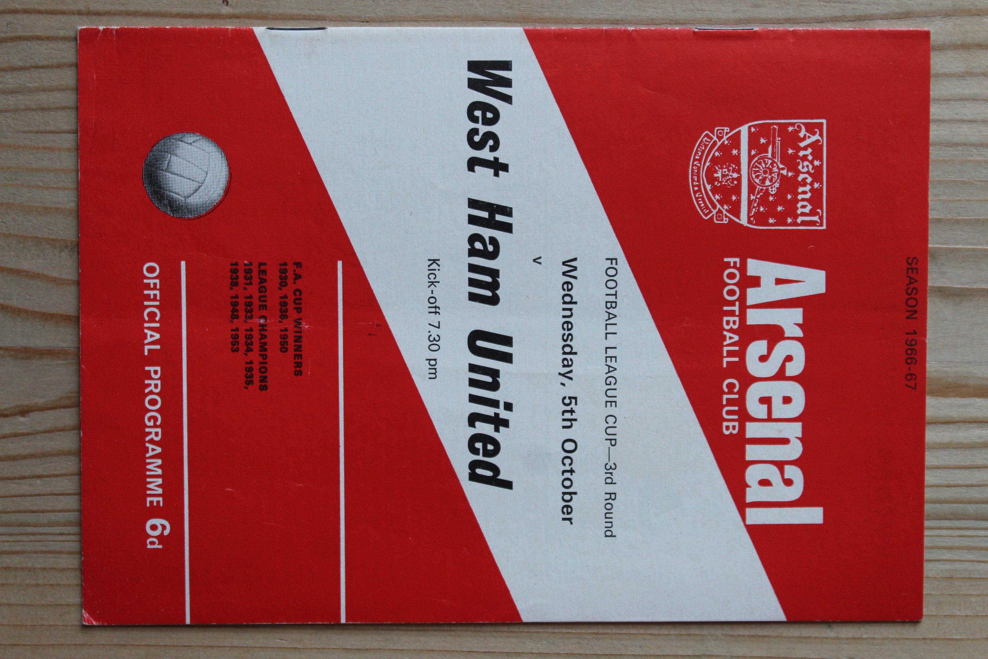 Arsenal FC v West Ham United FC