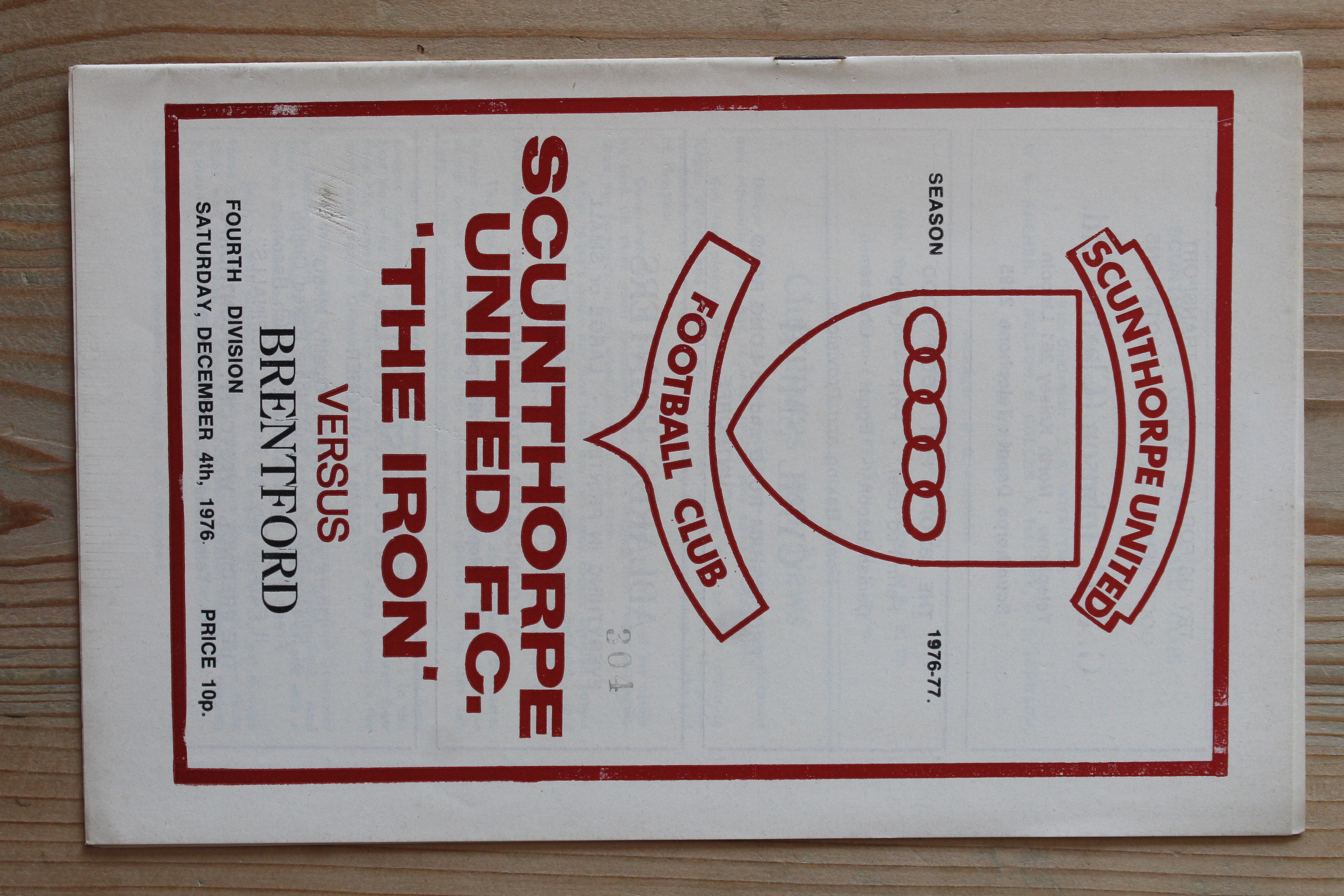 Scunthorpe United FC v Brentford FC