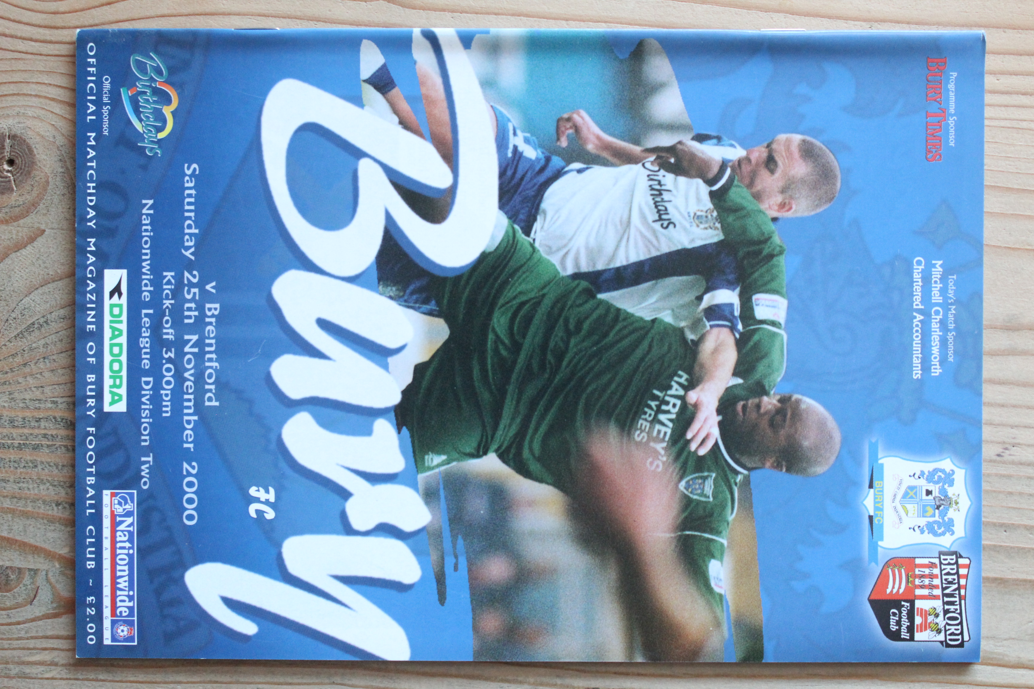 Bury FC v Brentford FC