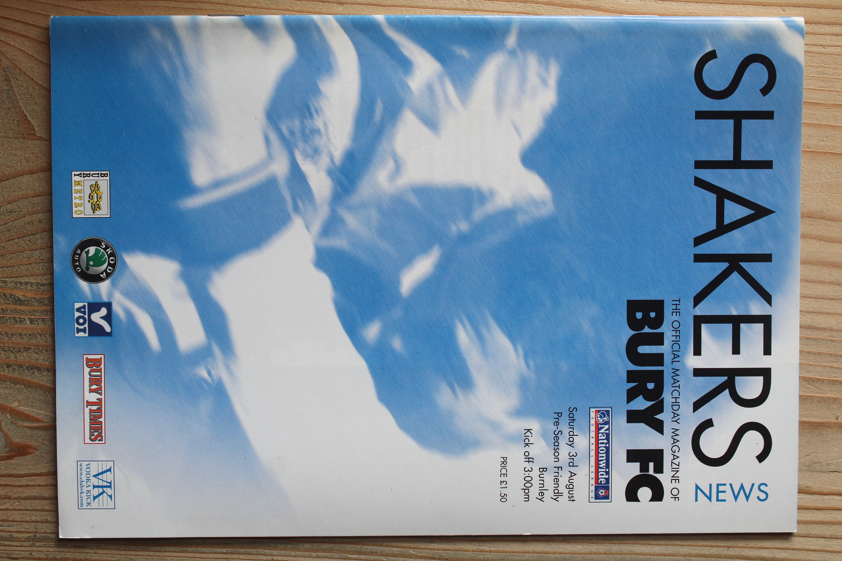 Bury FC v Burnley FC