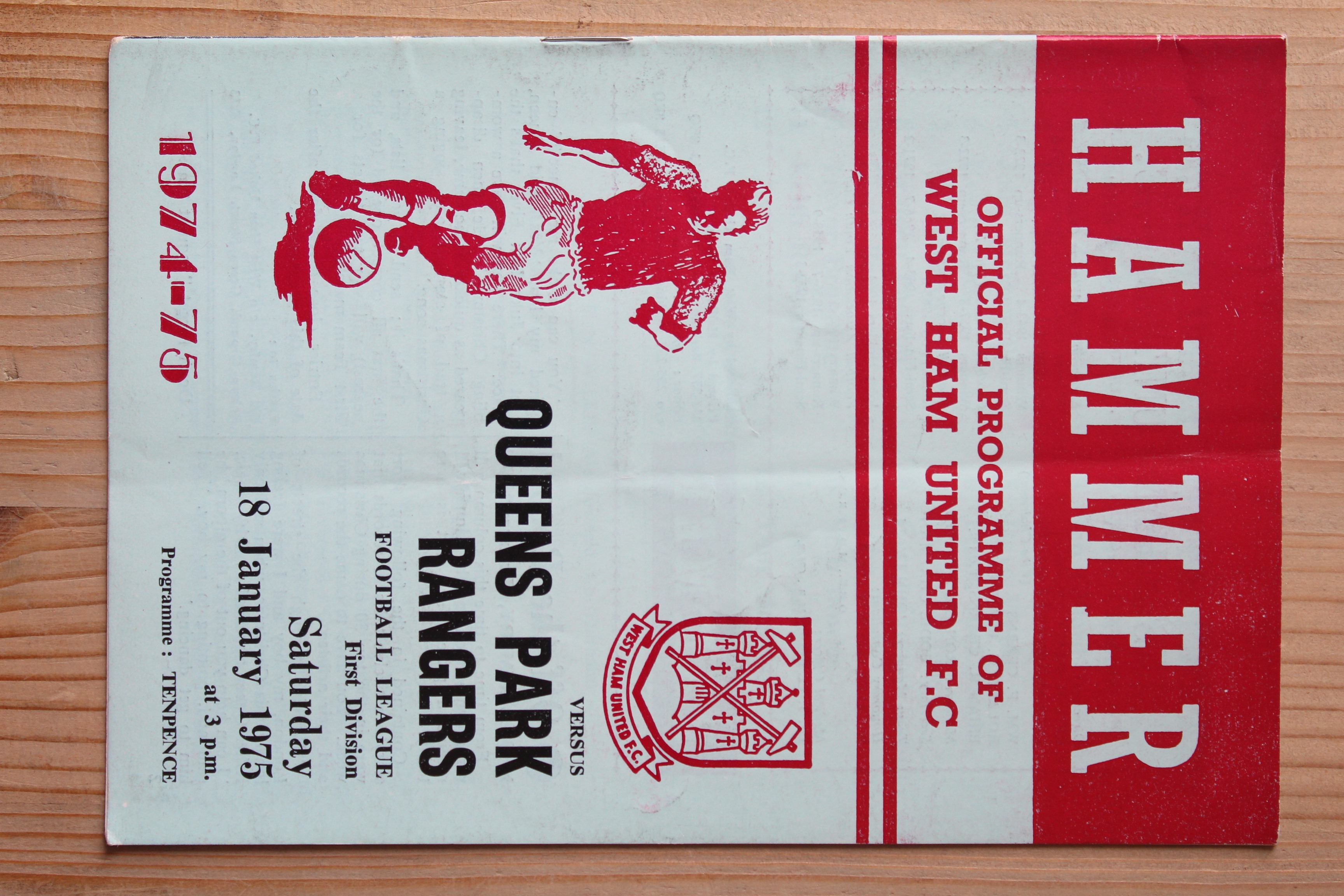 West Ham United FC v Queens Park Rangers FC