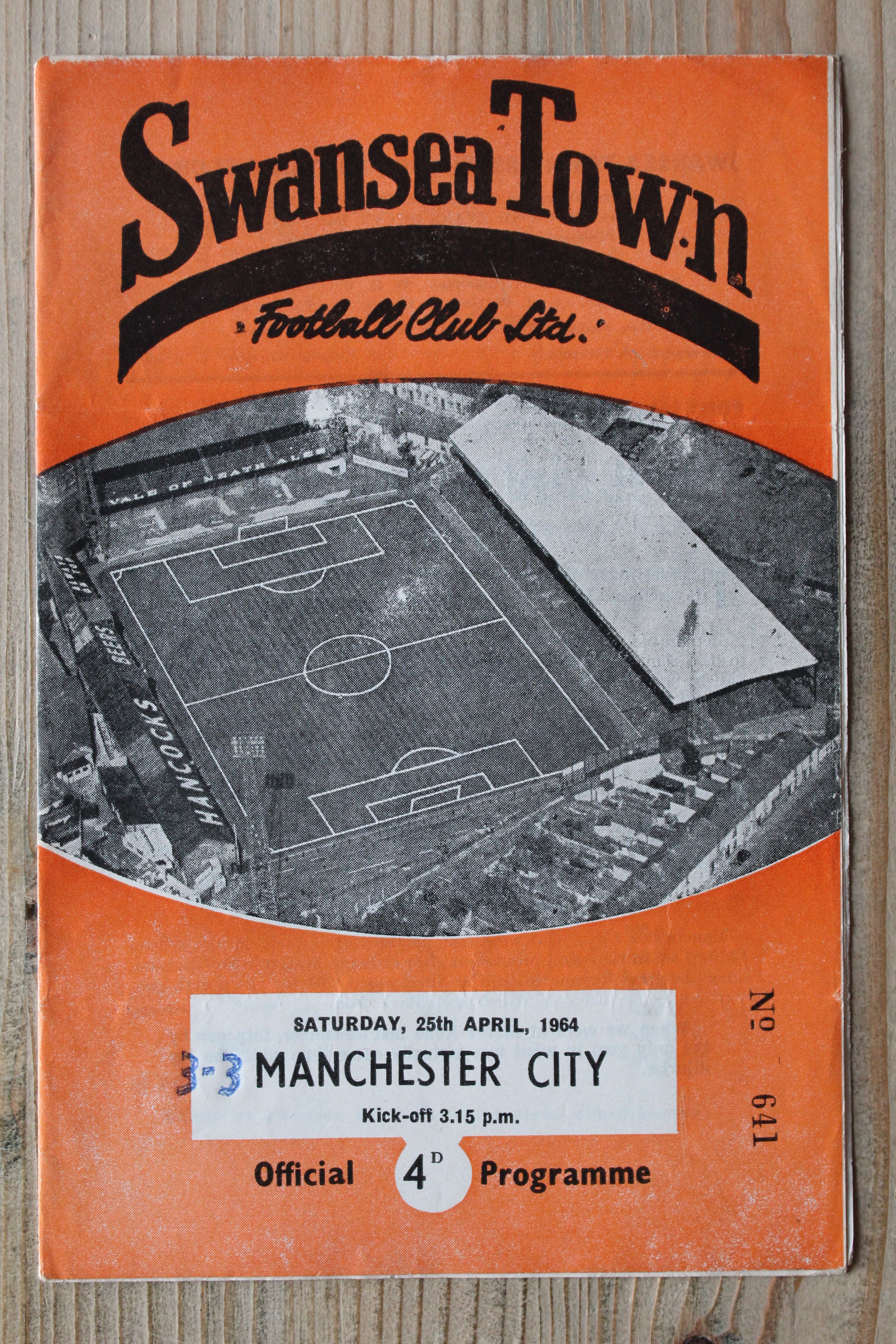 Swansea Town v Manchester City FC