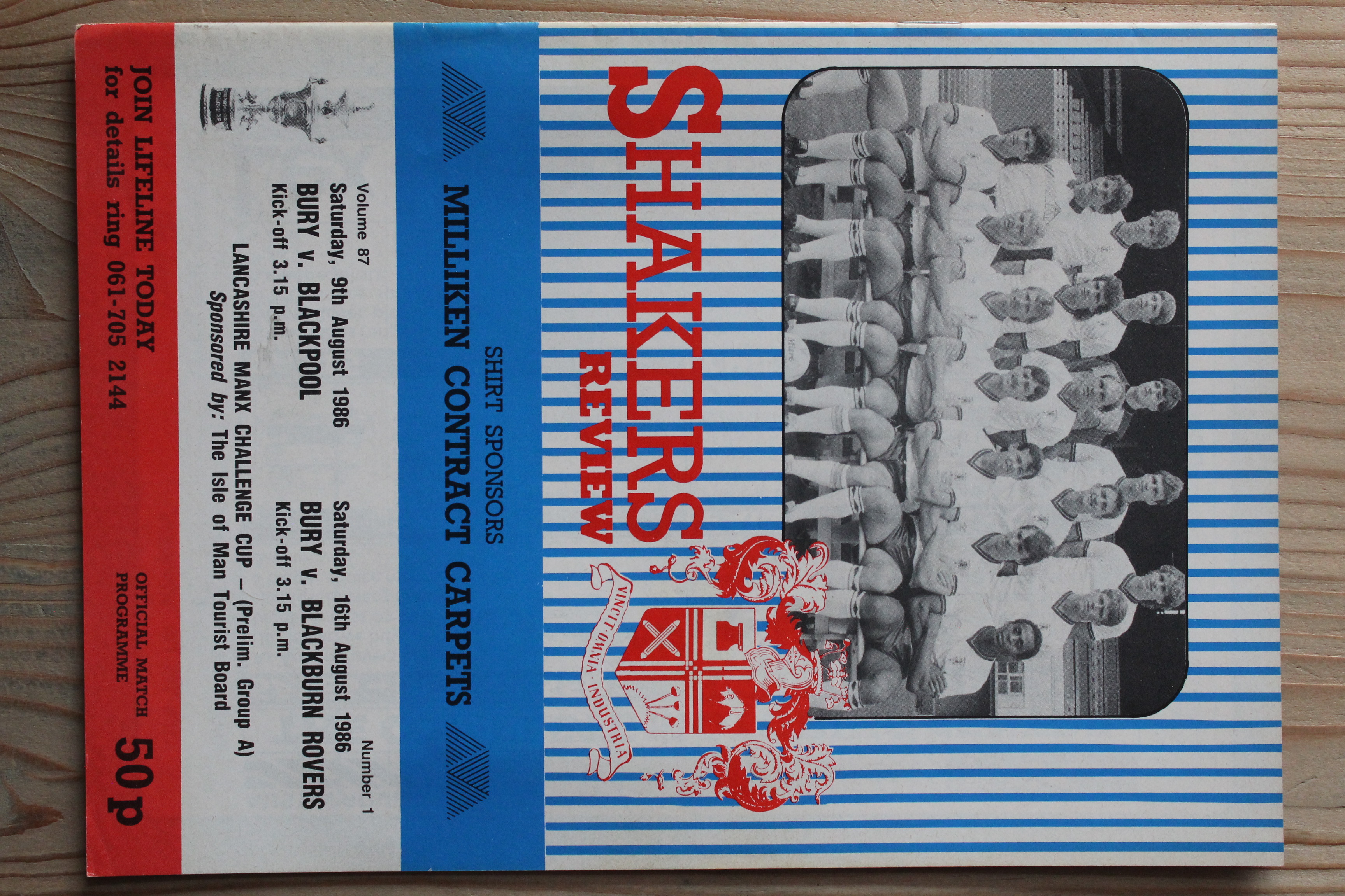 Bury FC v Blackburn Rovers FC