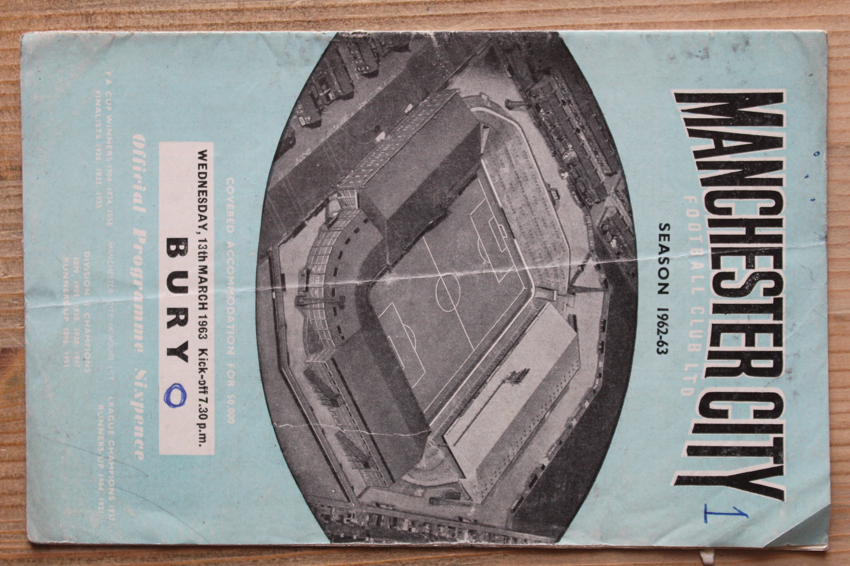 Manchester City FC v Bury FC