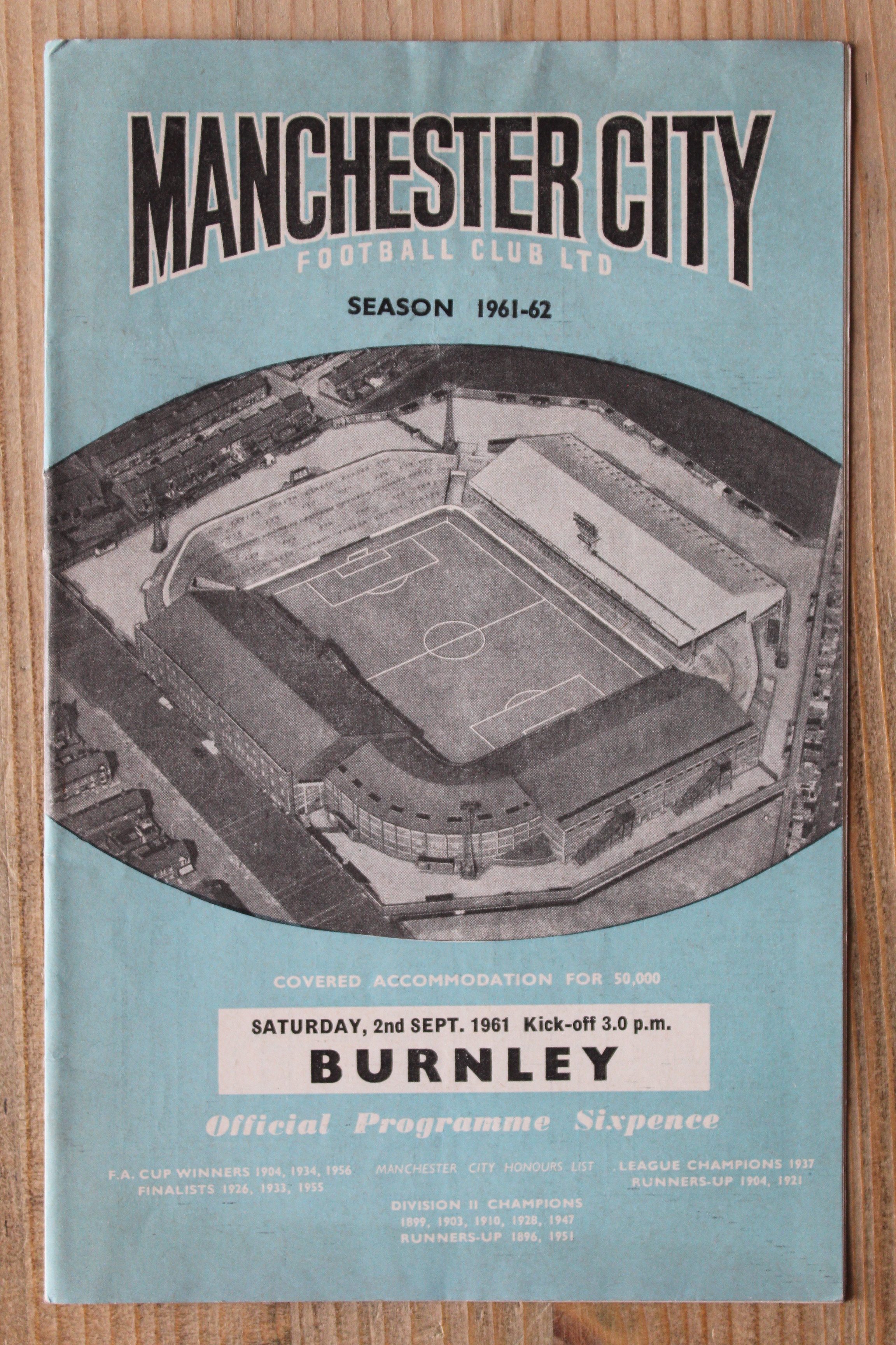 Manchester City FC v Burnley FC