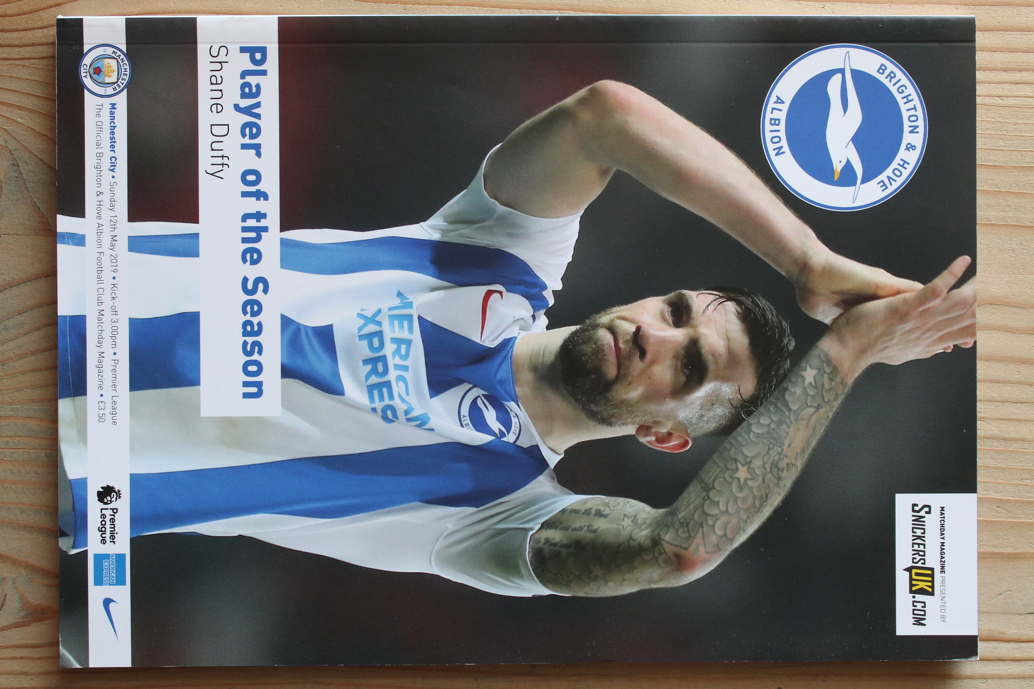 Brighton & Hove Albion FC v Manchester City FC