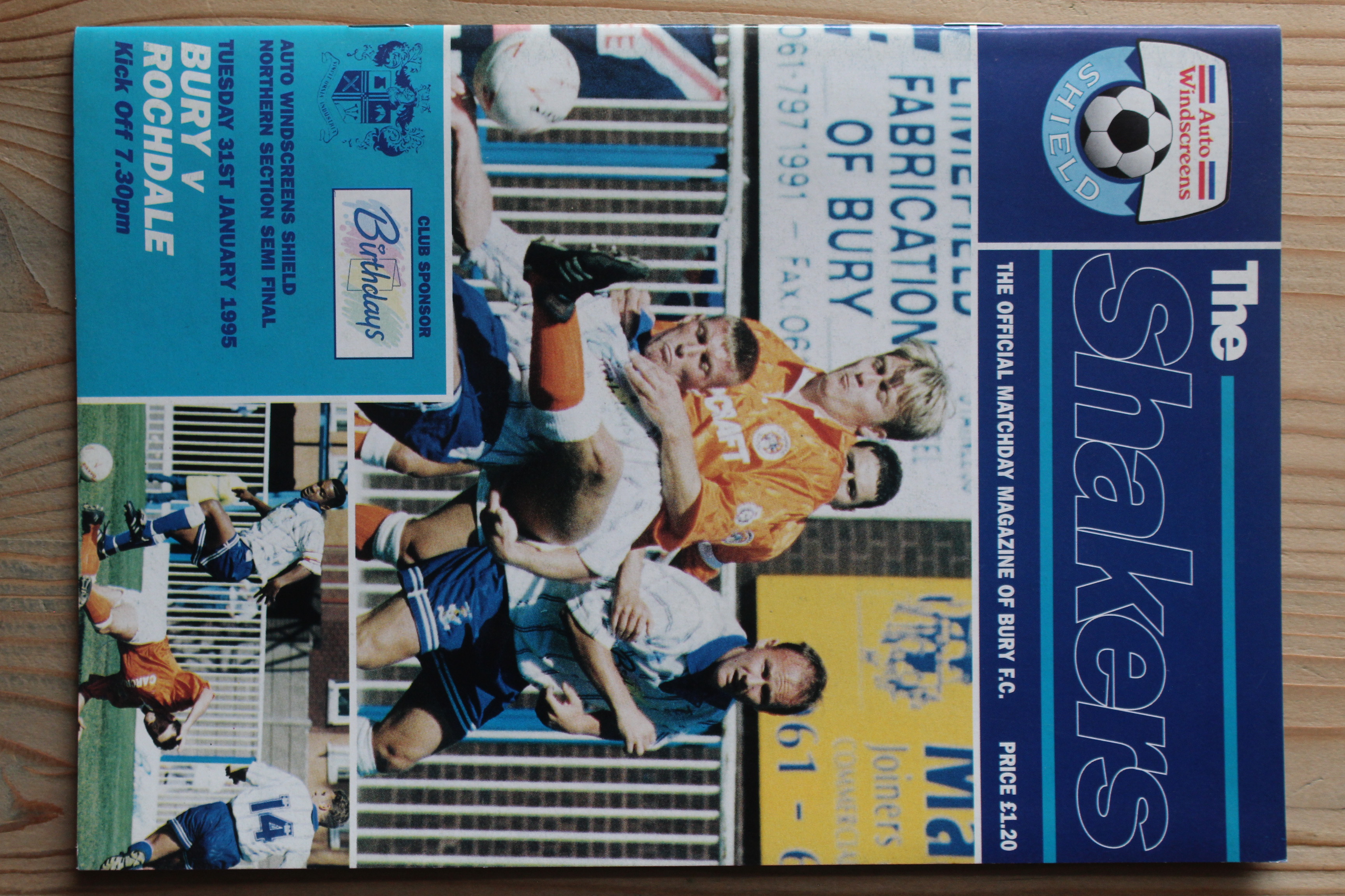 Bury FC v Rochdale FC