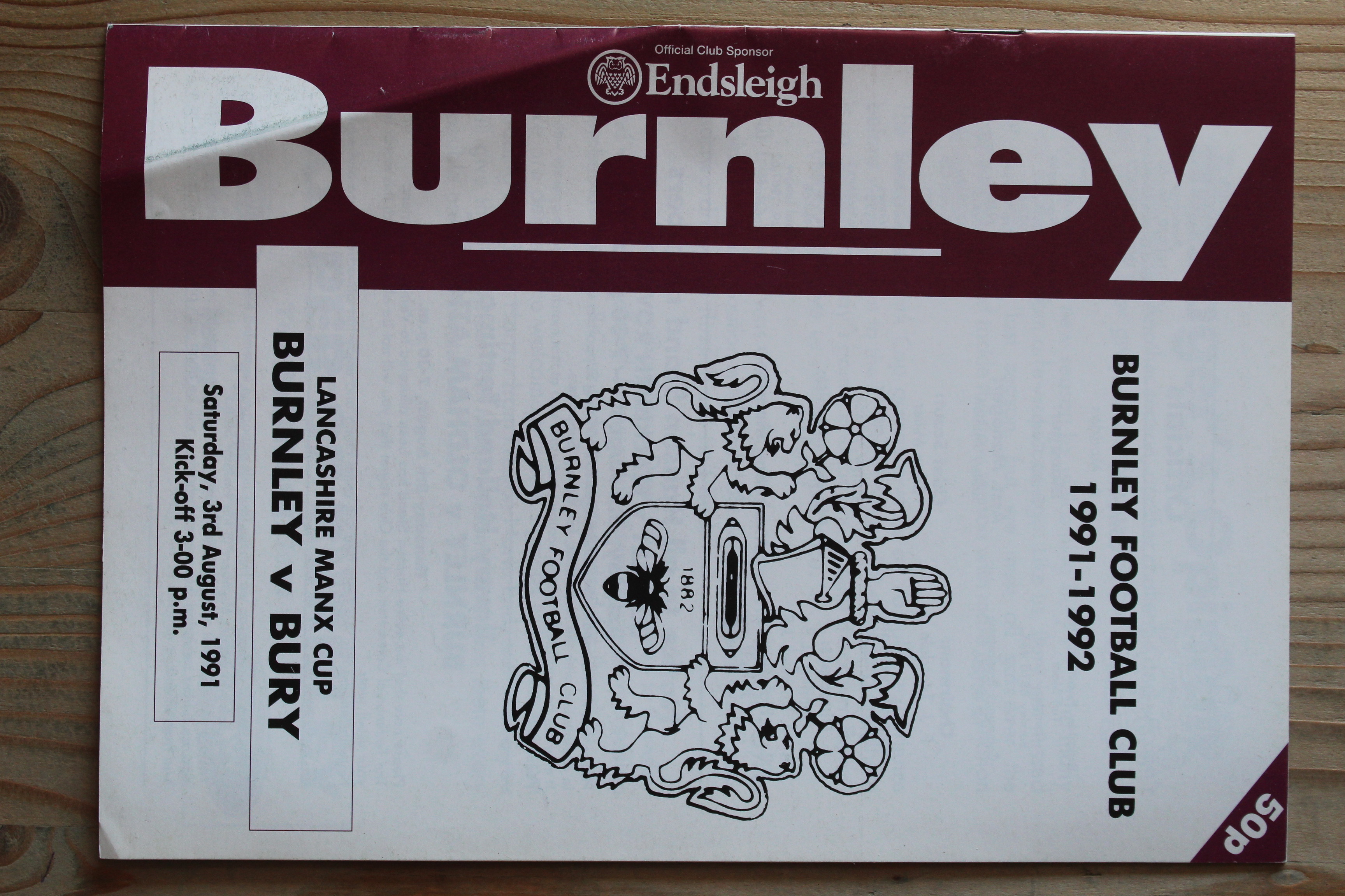 Burnley FC v Bury FC