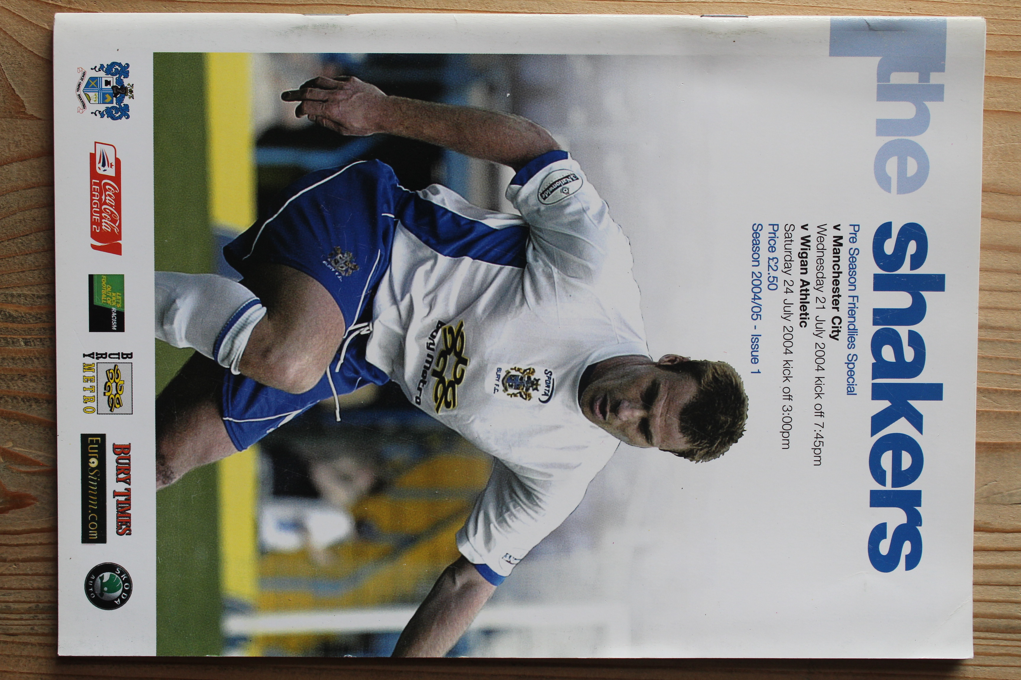 Bury FC v Wigan Athletic FC