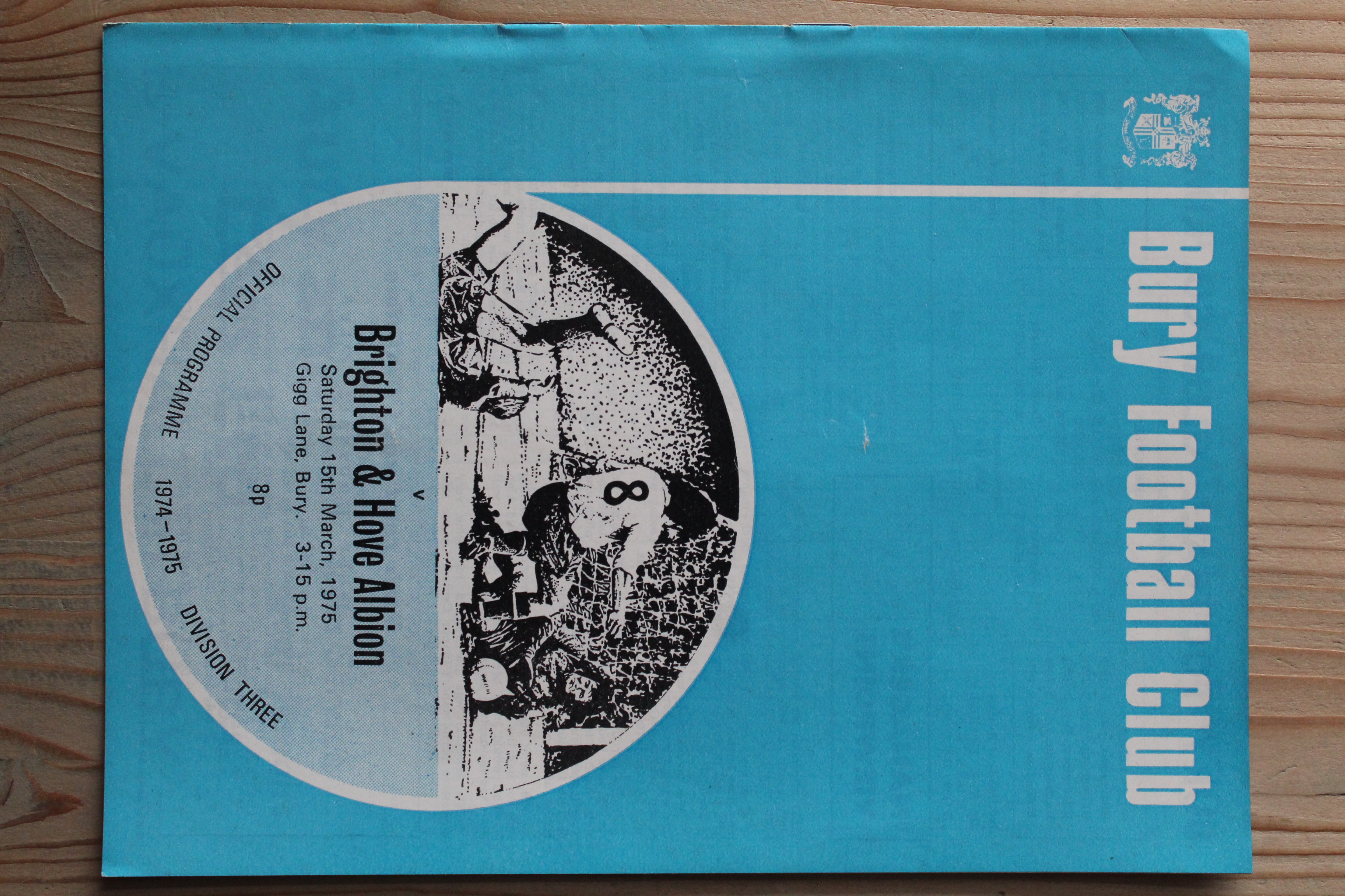 Bury FC v Brighton & Hove Albion FC