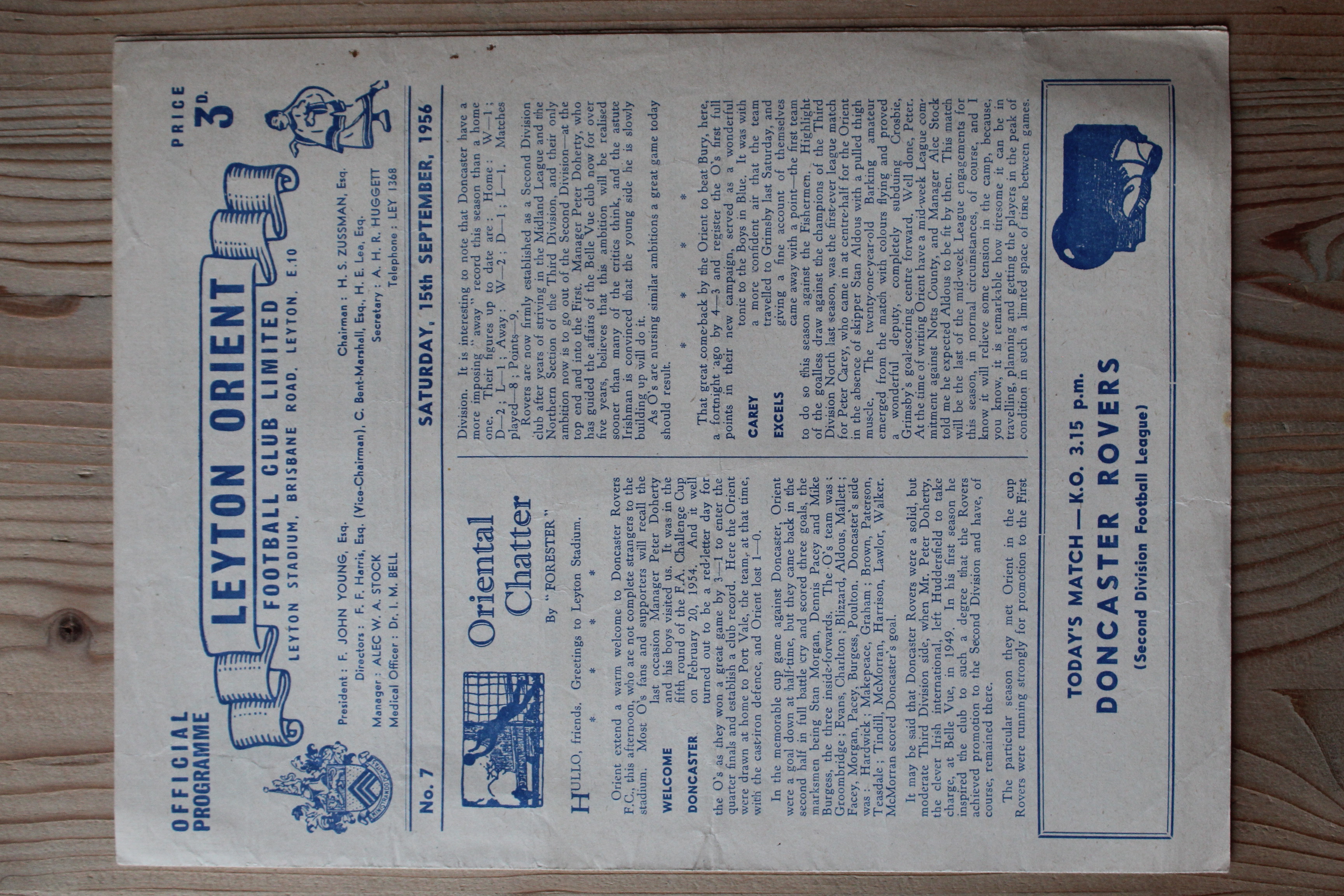 Leyton Orient FC v Doncaster Rovers FC