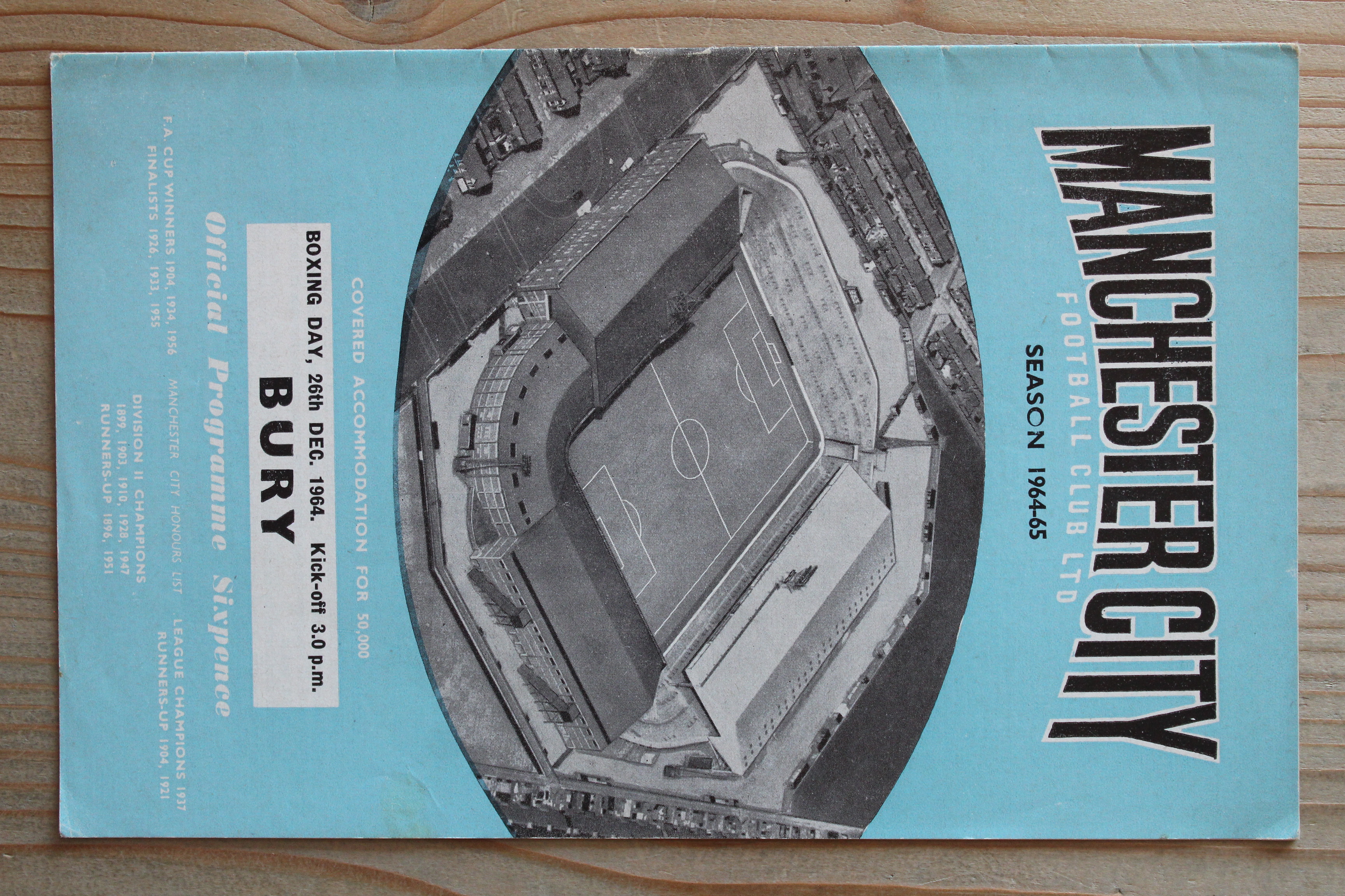 Manchester City FC v Bury FC