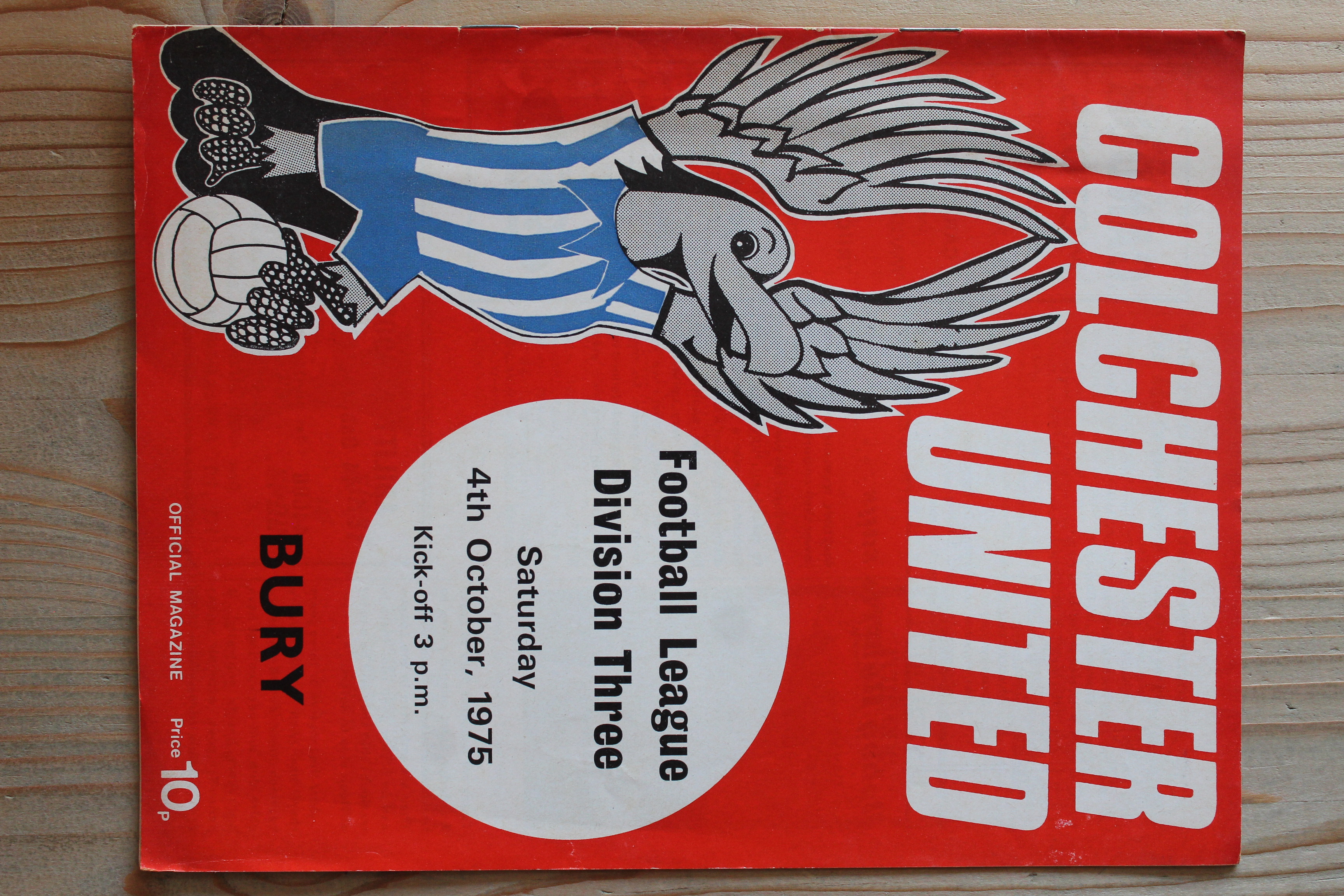 Colchester United FC v Bury FC