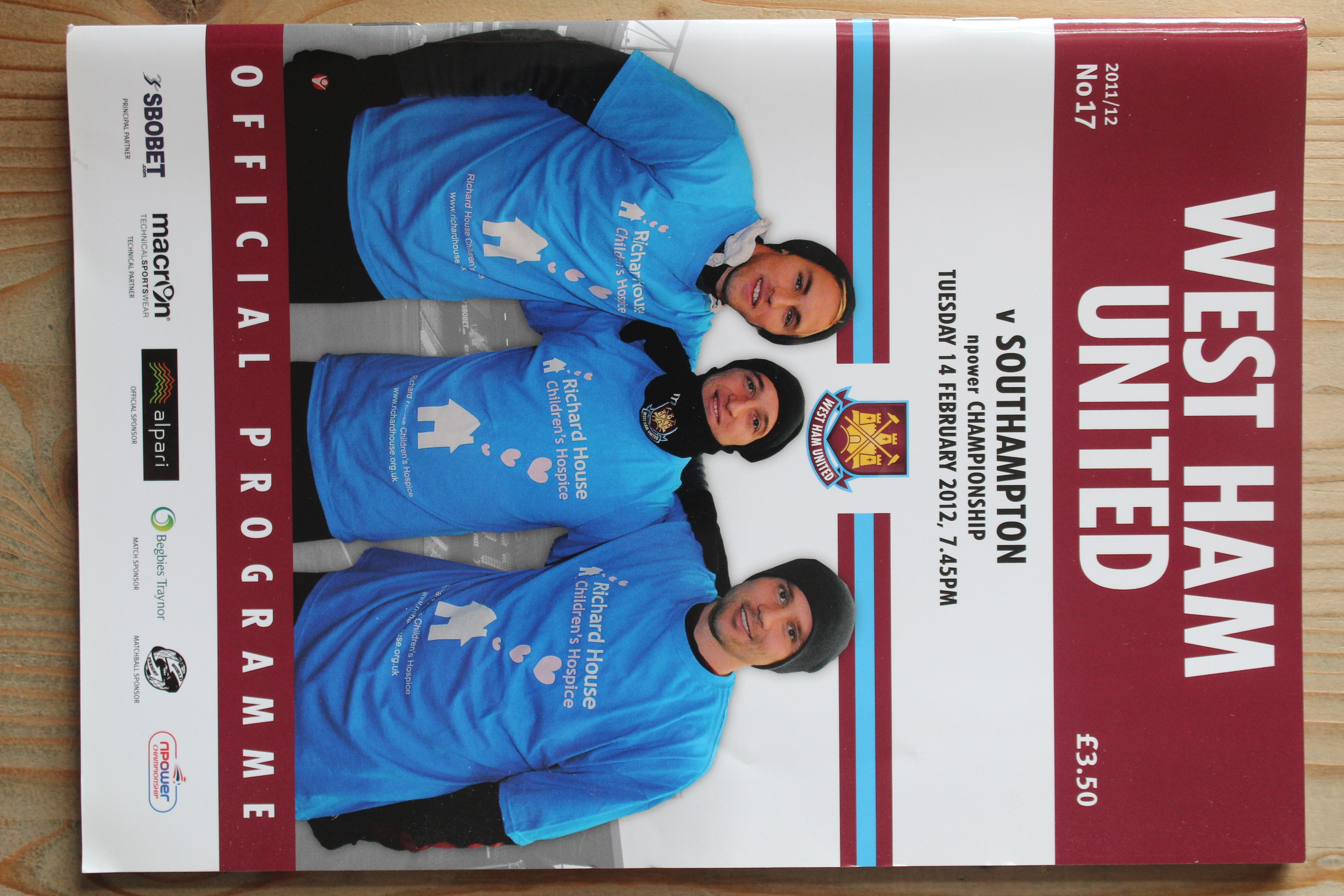 West Ham United FC v Southampton FC