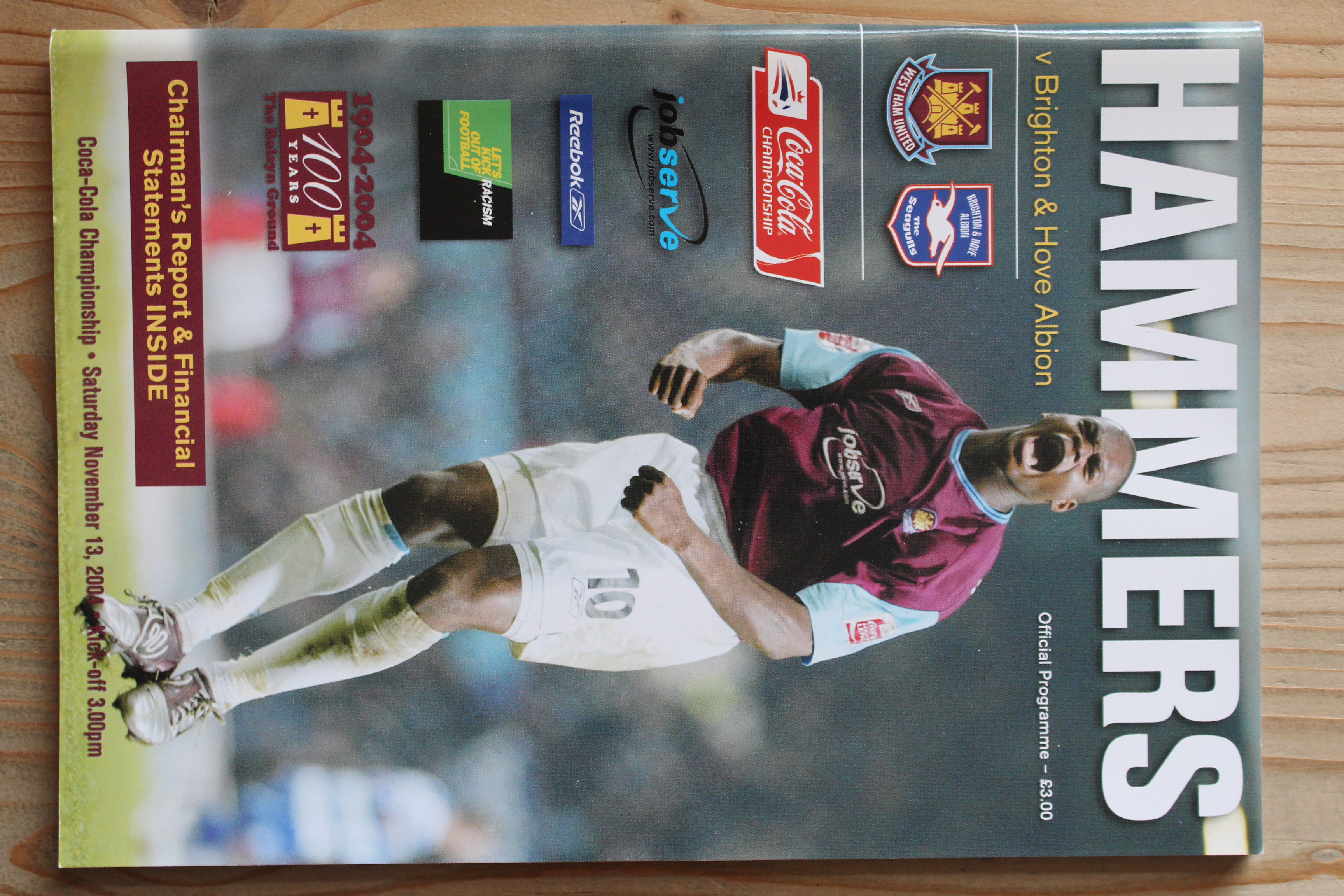 West Ham United FC v Brighton & Hove Albion FC