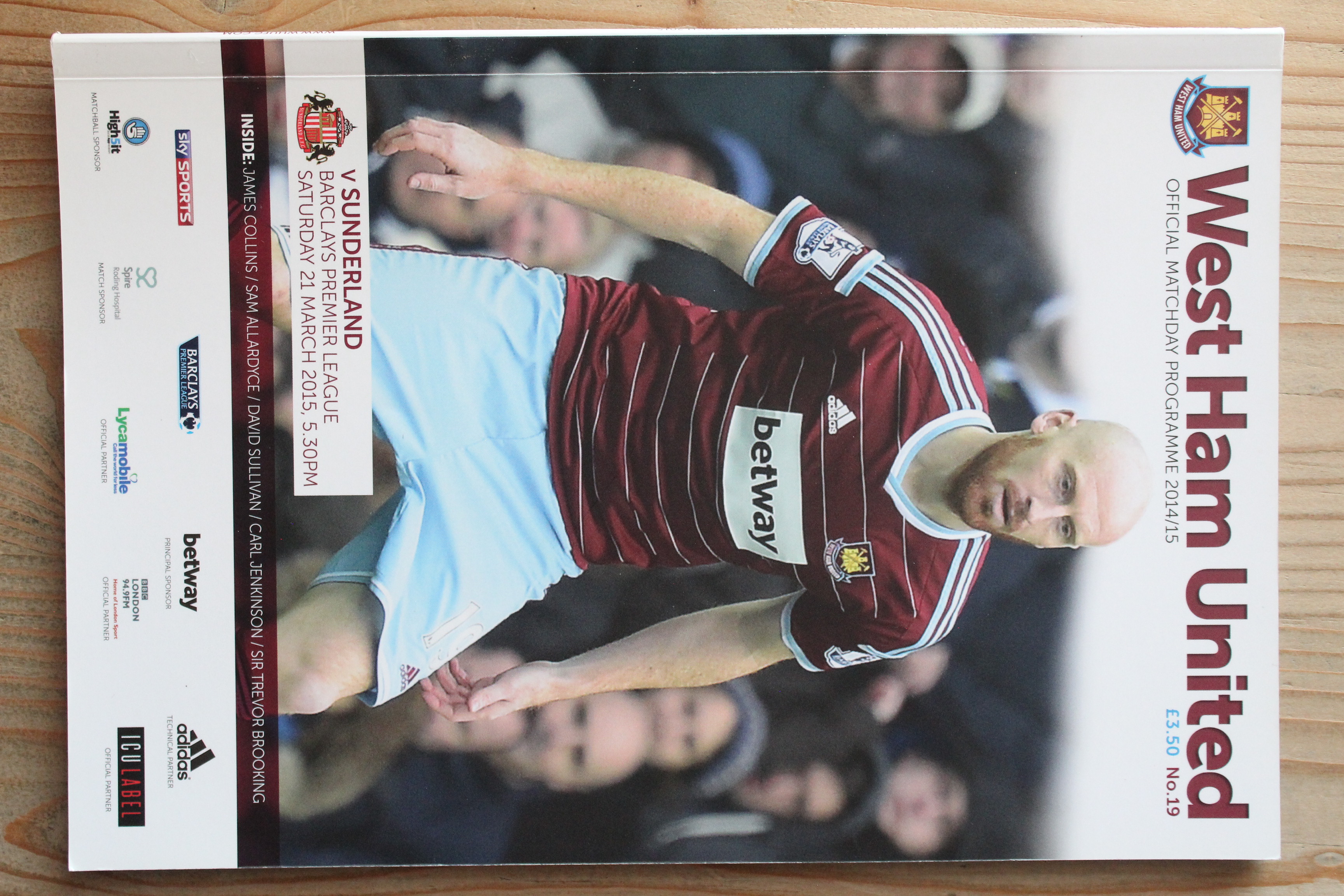 West Ham United FC v Sunderland FC