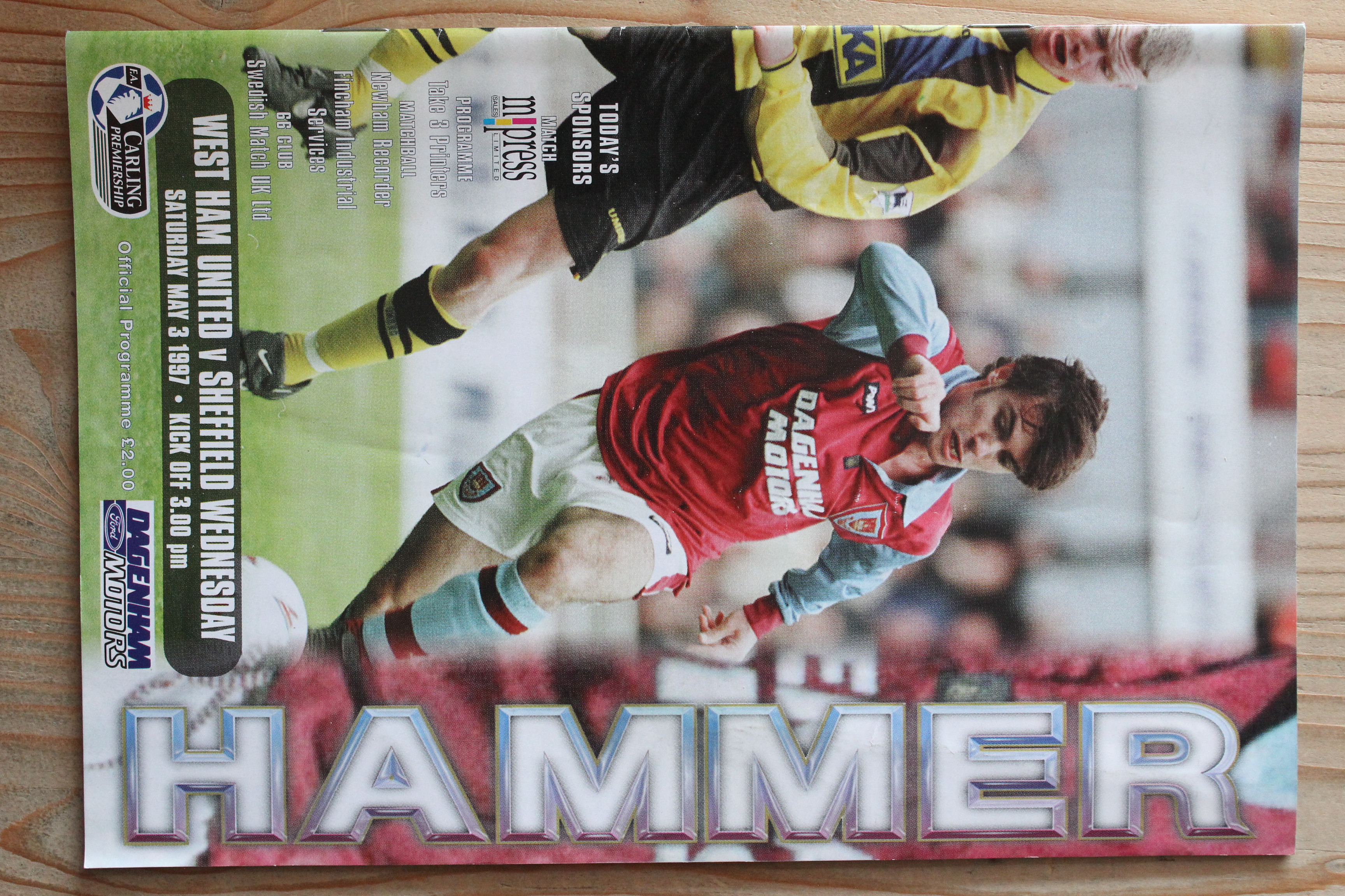 West Ham United FC v Sheffield Wednesday FC 