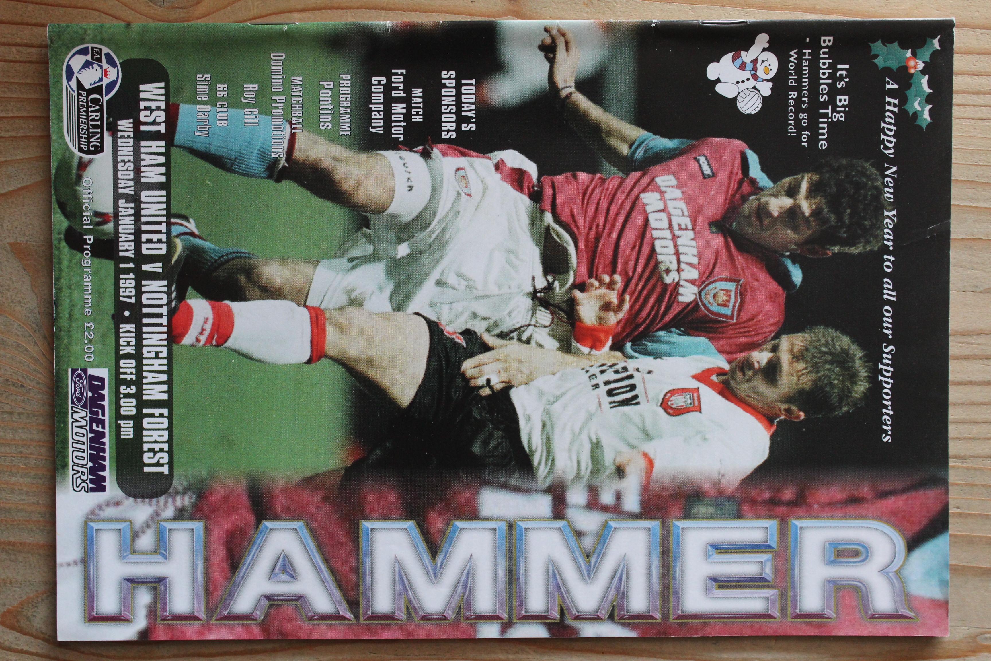 West Ham United FC v Nottingham Forest FC