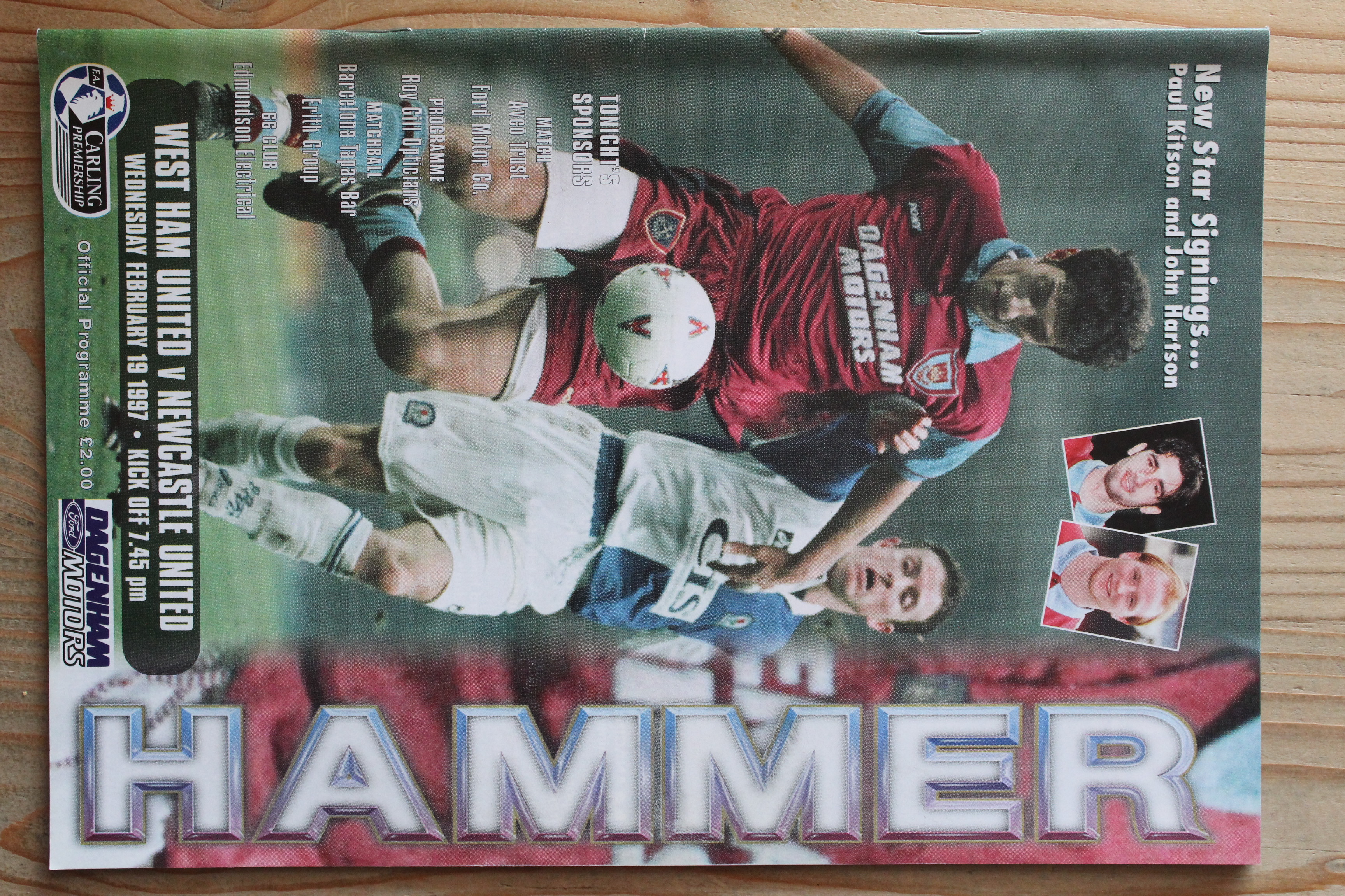 West Ham United FC v Newcastle United FC